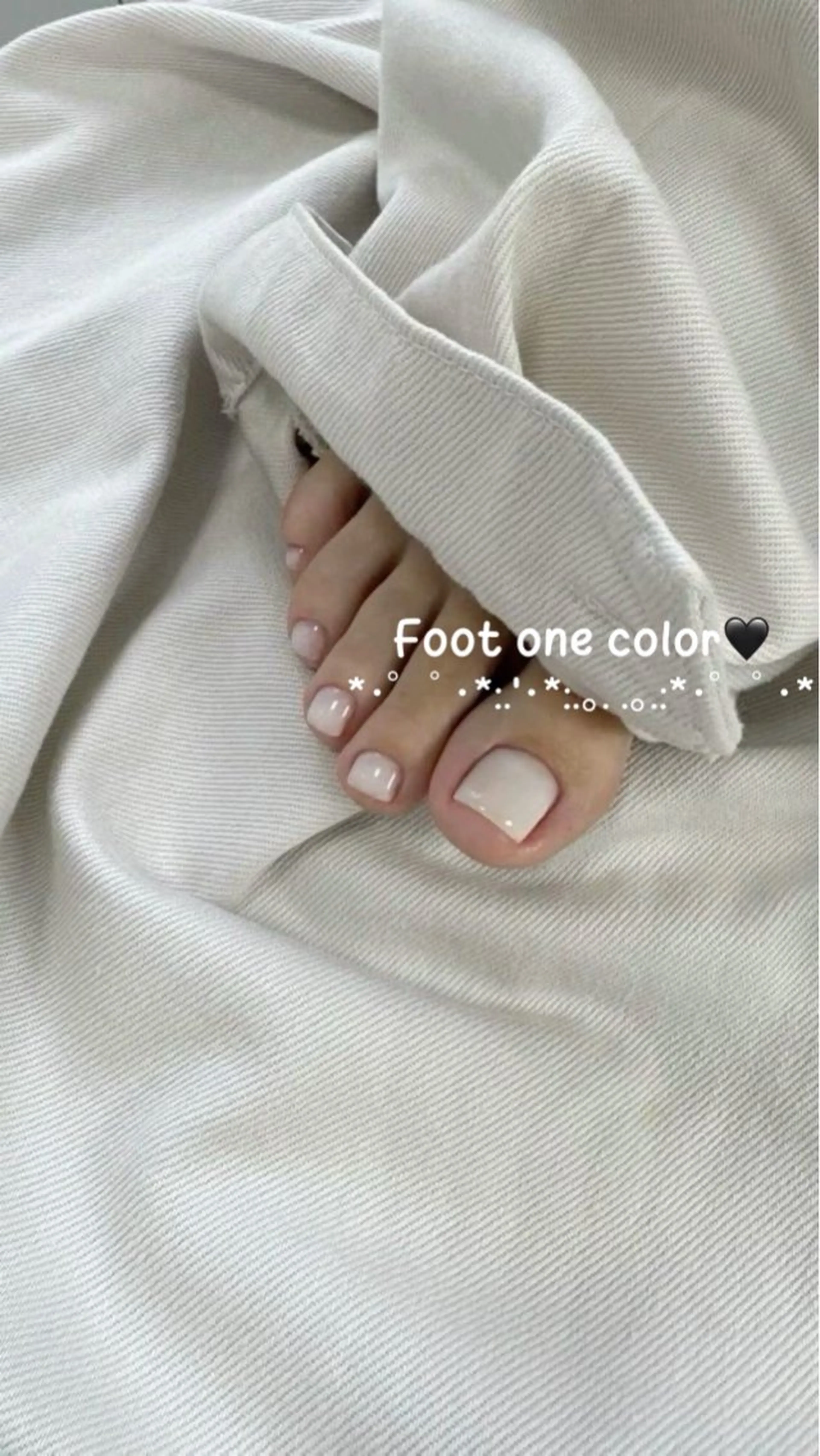 🩰【期間限定❕フットジェル】オフ無しワンカラーの写真