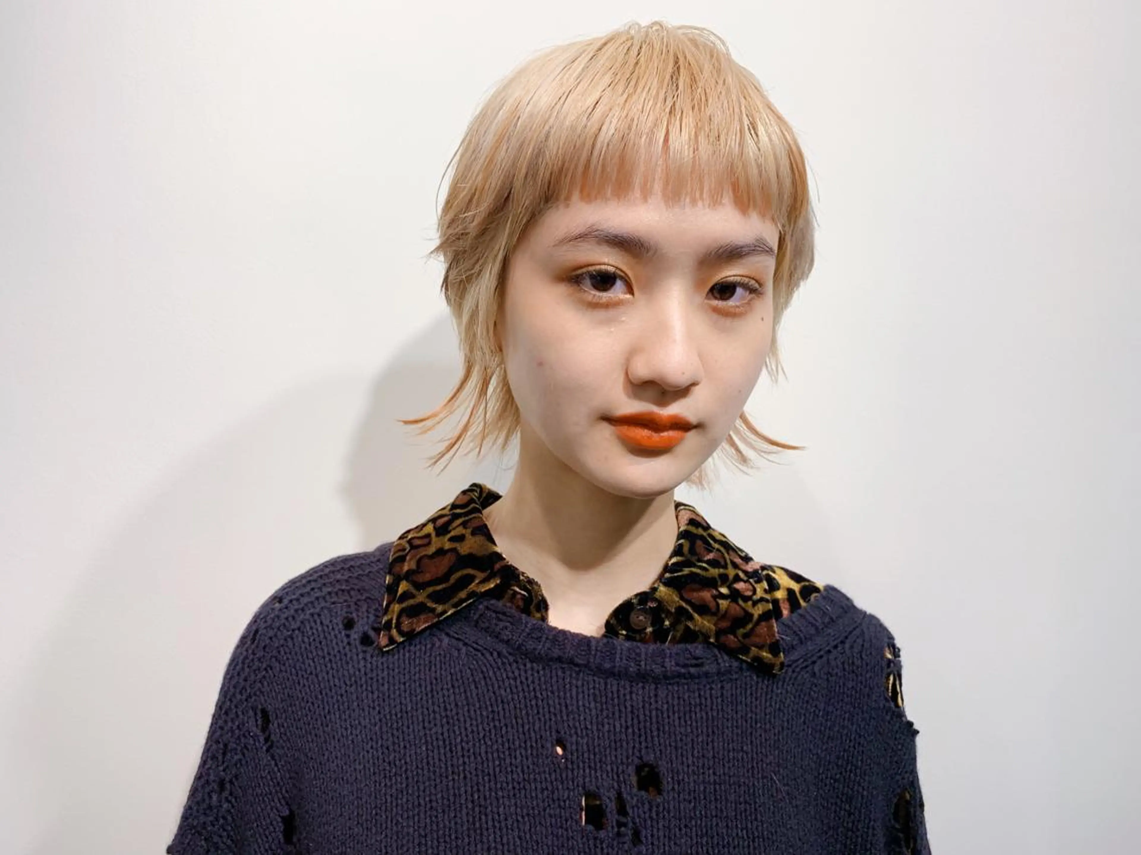 ショート カラー ブロンド ホワイトブロンド カット ヘアカラー トリートメント ヘアセット ブリーチカラーNo. 1🌈 RYOGAのヘアスタイル