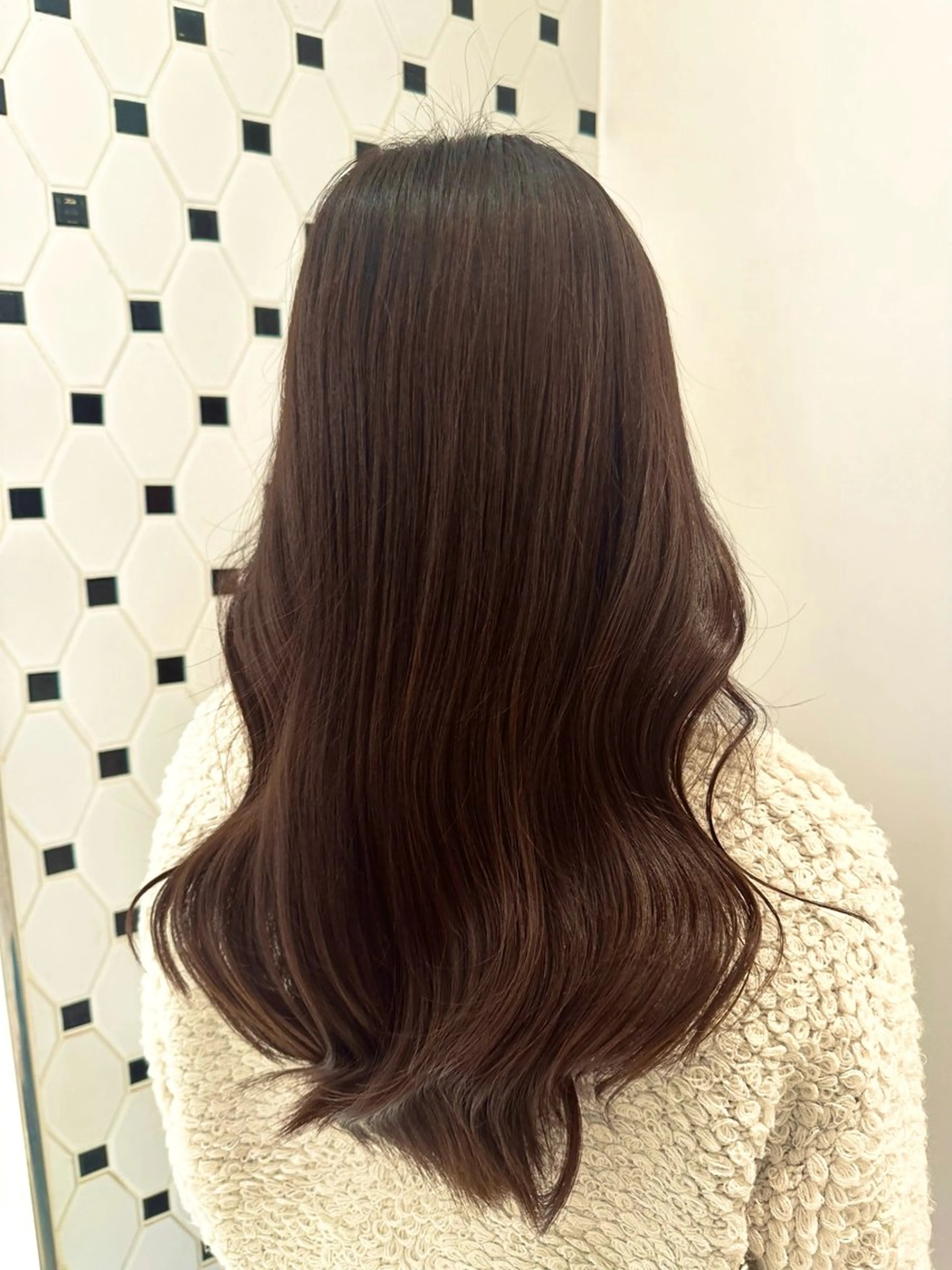 セミロング ヘアカラー ミディアムカット✂︎ 🌻ゆりな🌻のヘアスタイル