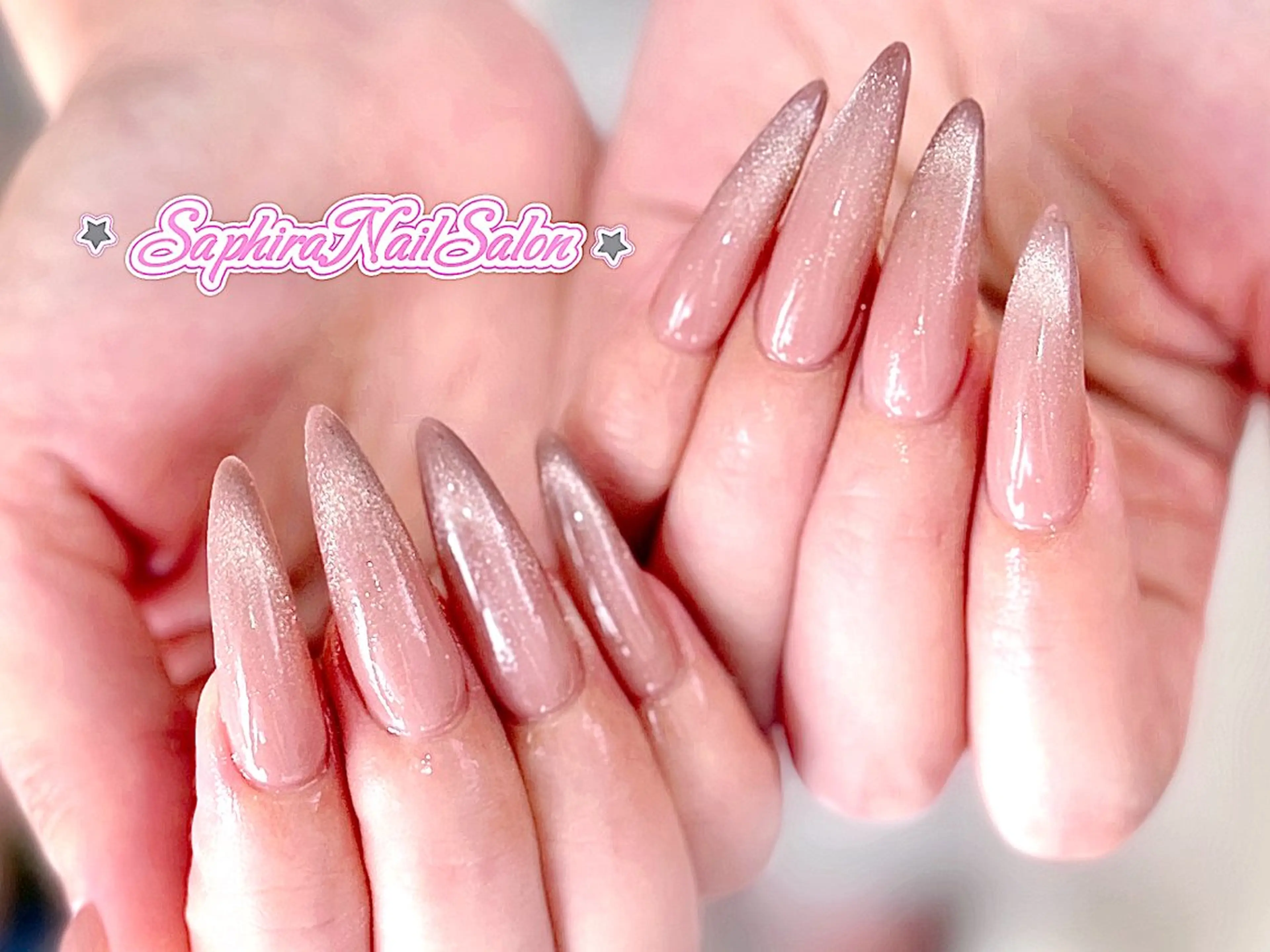 カラー ハンドネイル Saphiraネイル サロン錦糸町のネイルデザイン