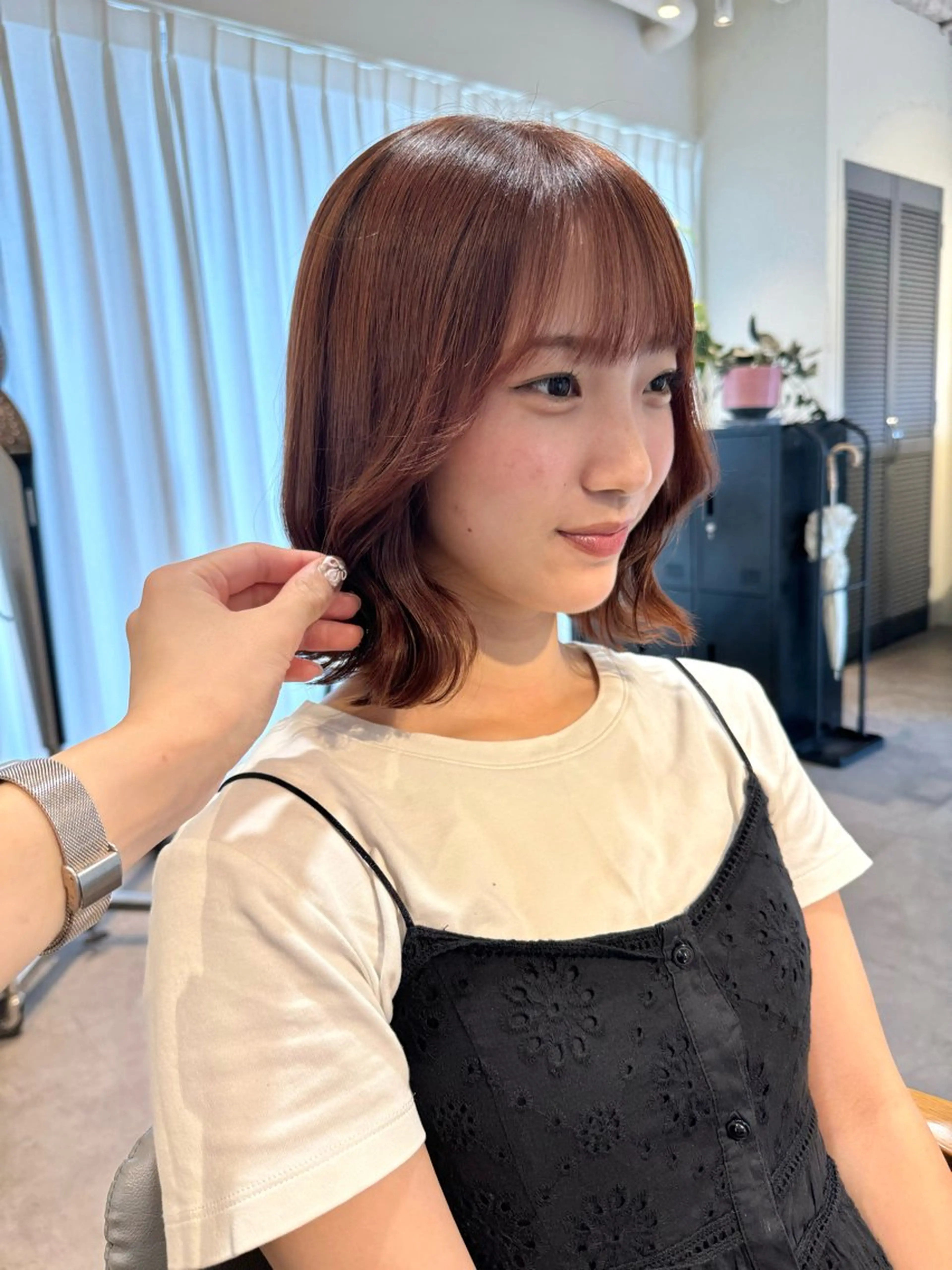 ミディアム カラー ayaka♡ 柔らかカラーのヘアスタイル