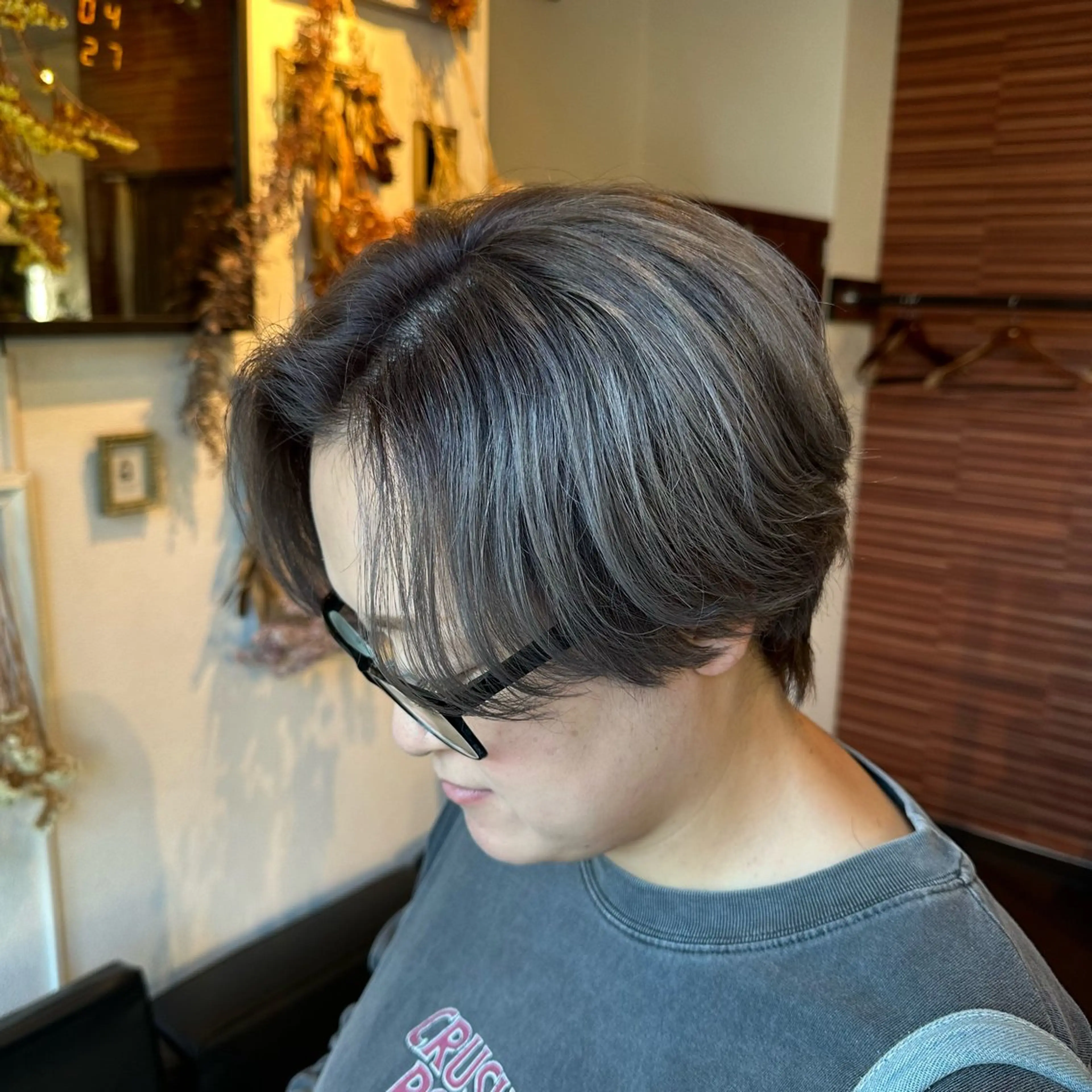 ショート カラー ショートヘア カット ヘアカラー Glanzhair 🫧‪菊池柊真🫧のヘアスタイル