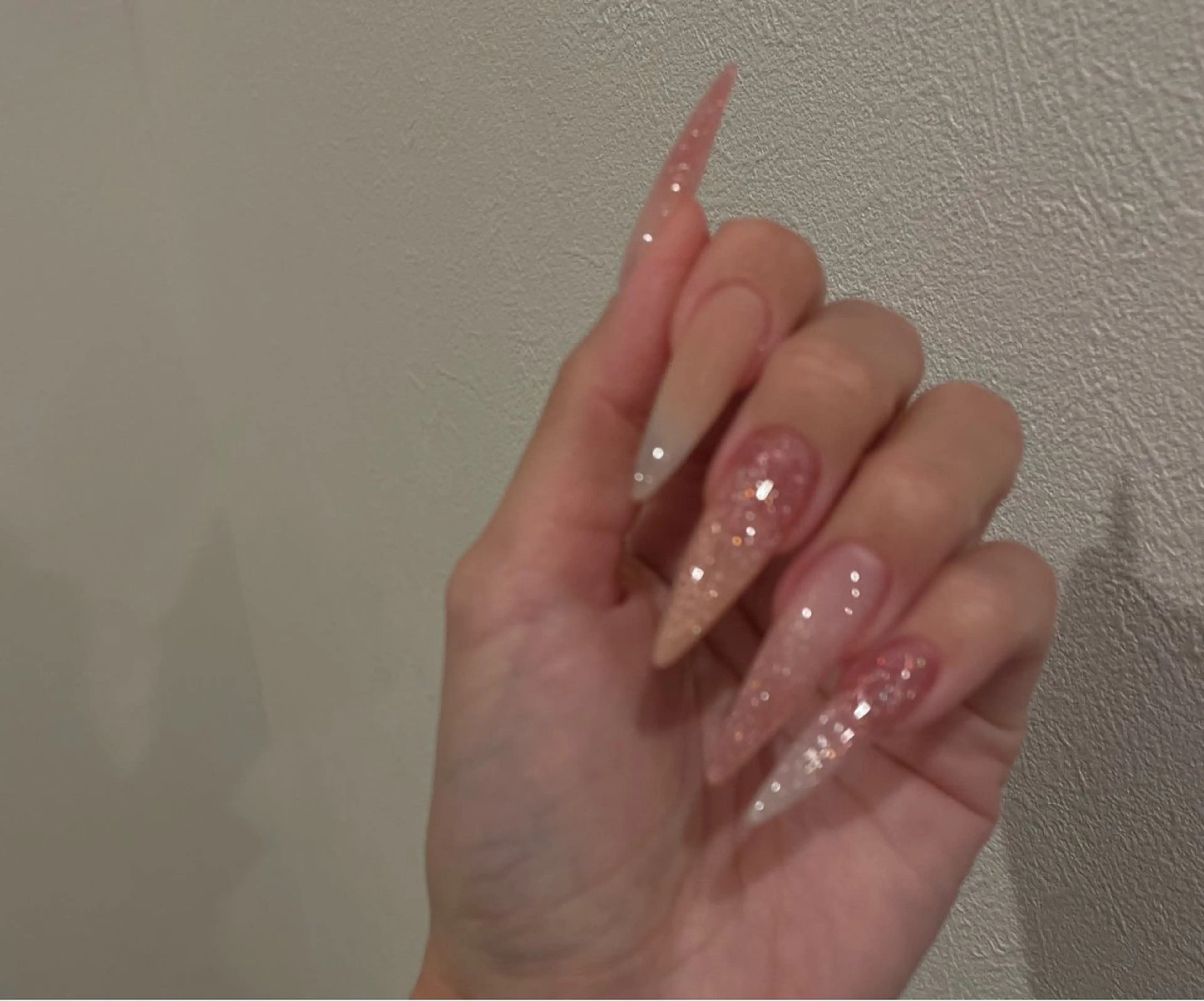 ネイル ハンドネイル Spiky とうげ ふうかのネイルデザイン