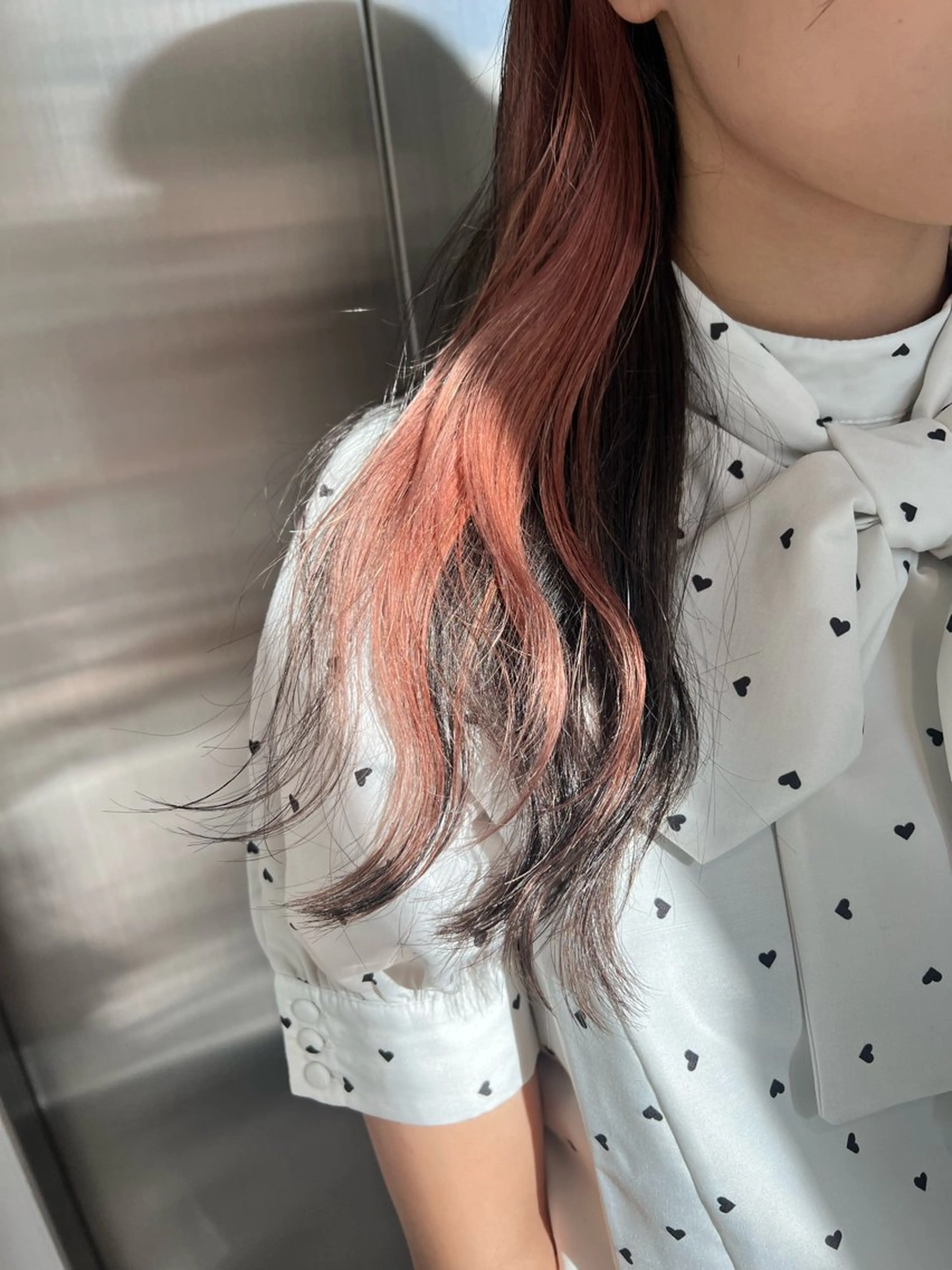 セミロング カラー ピンクカラー ヘアカラー トリートメント ハイトーン/艶カラー 🌿KANTAのヘアスタイル