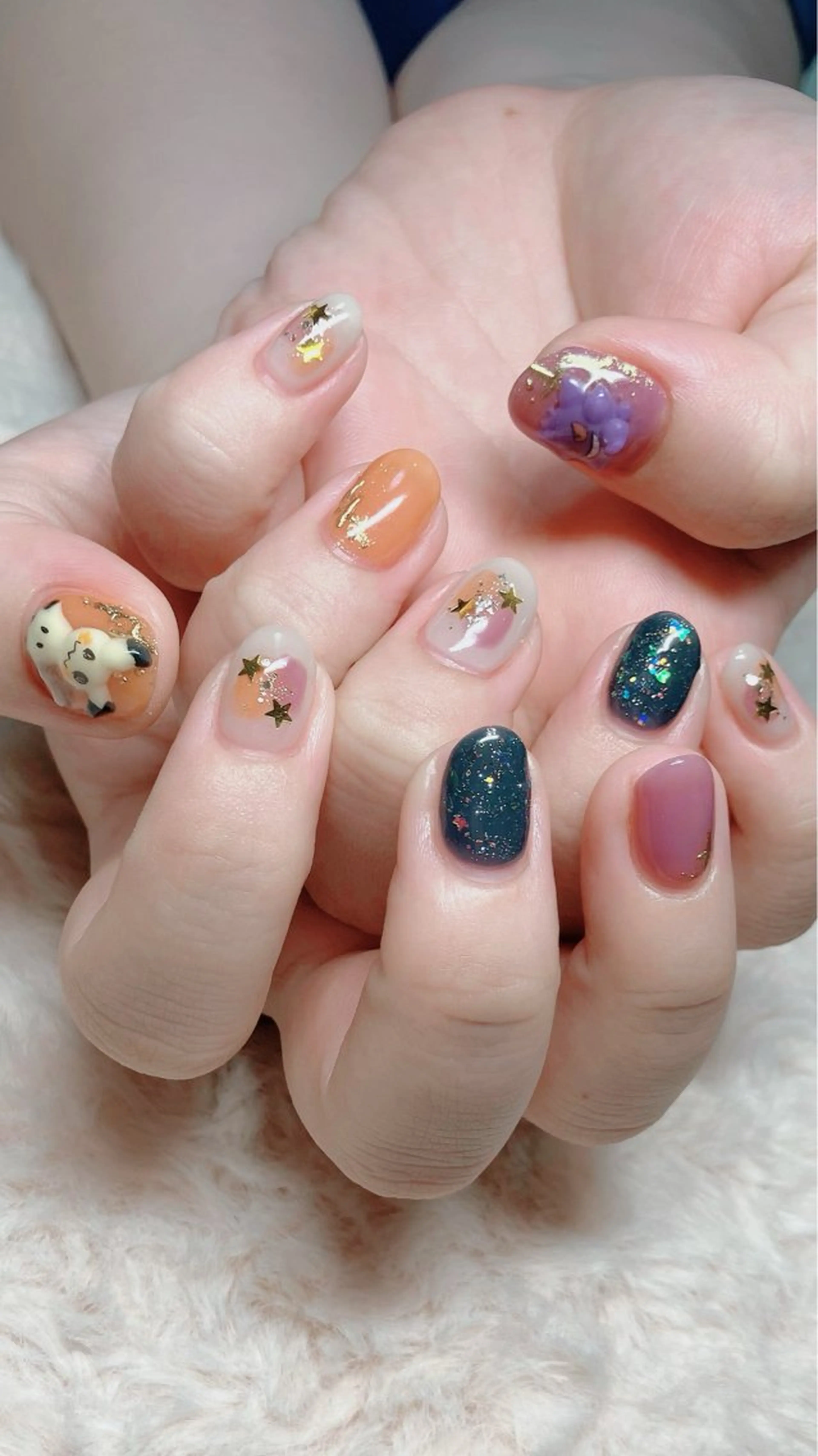 ネイル ハンドネイル ハンドケア haleyume所属・shino🌟 痛ネイルのネイルデザイン