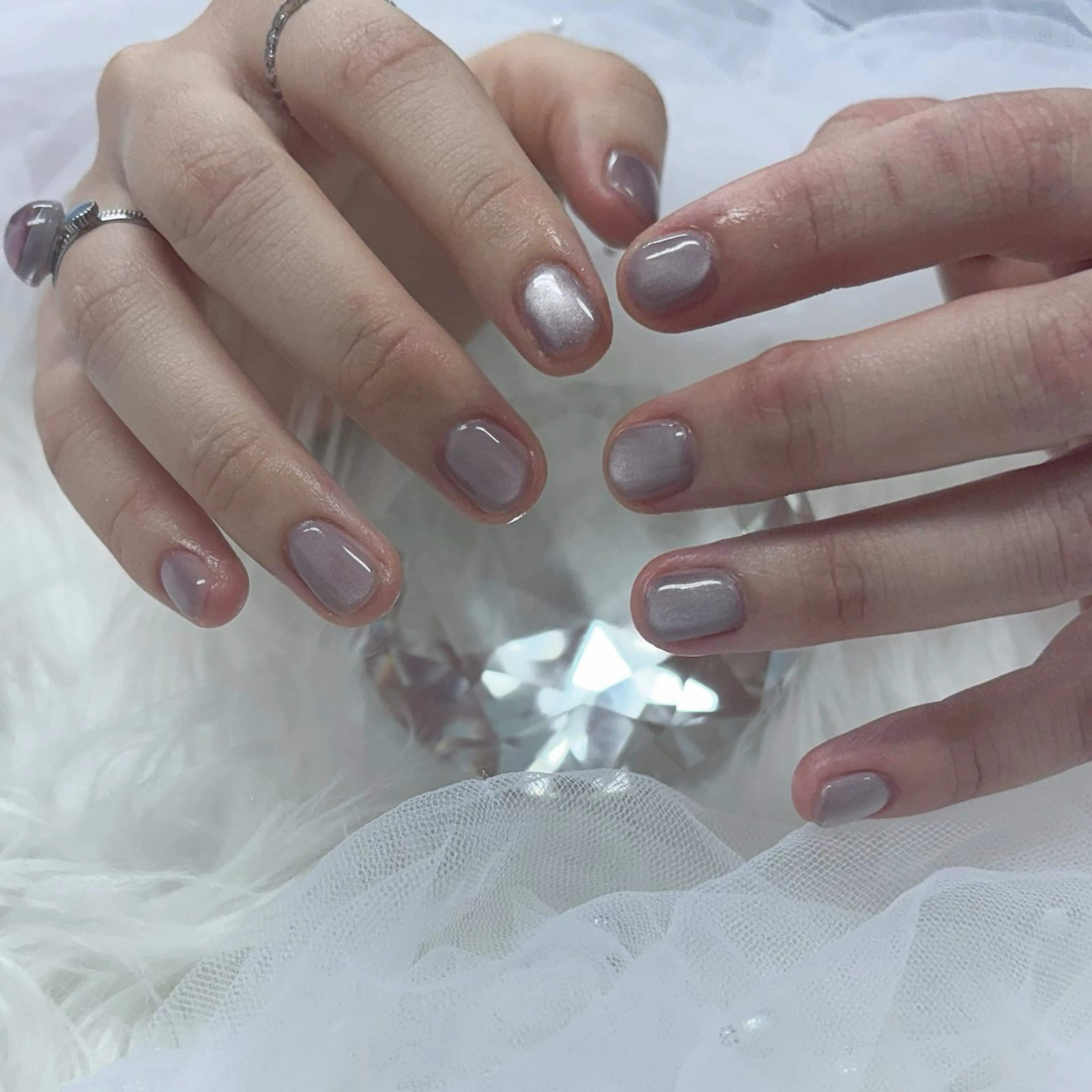 ネイル マグネットネイル ハンドネイル ひな🍒 Y's beautyのネイルデザイン