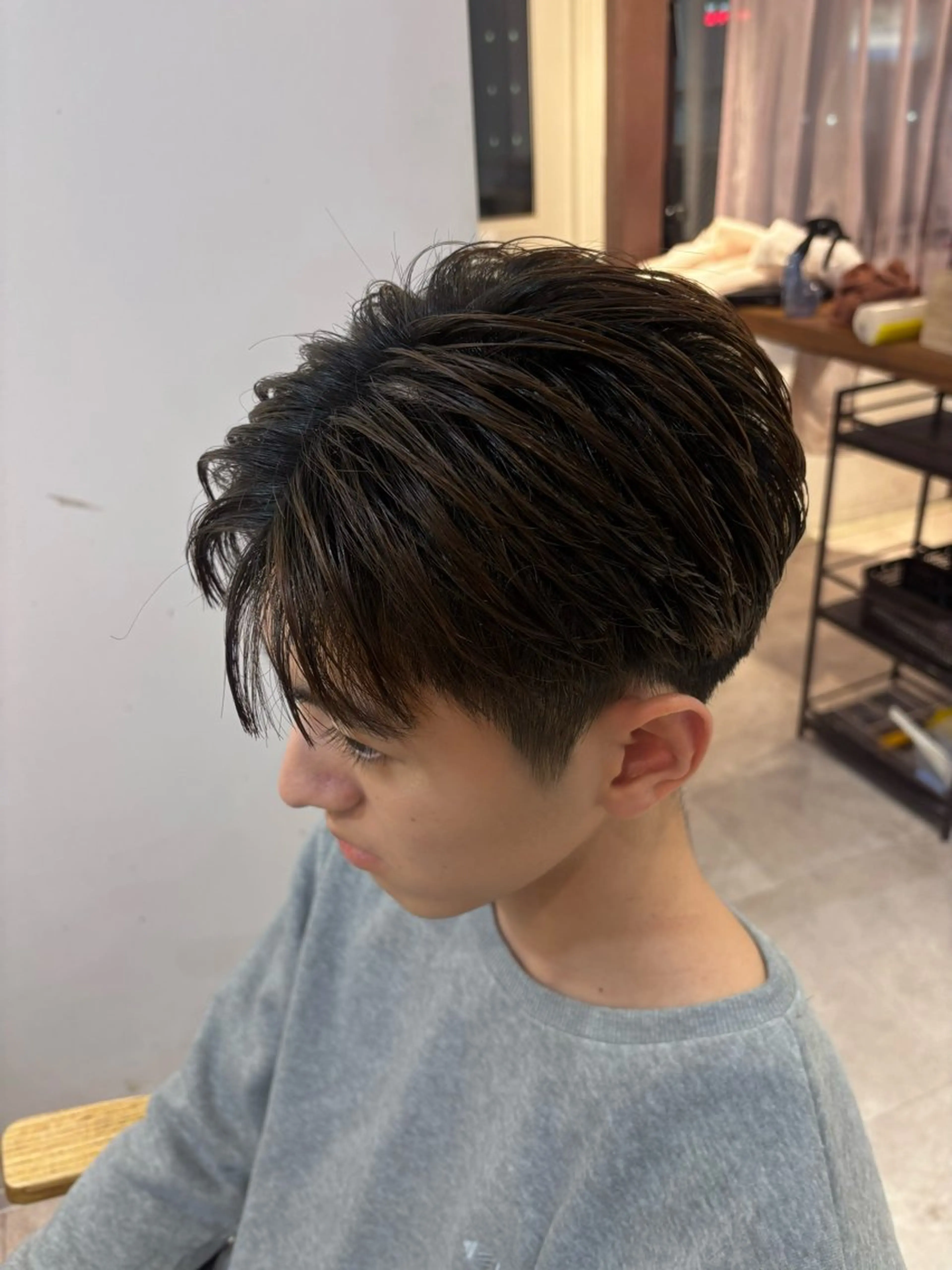 ショート メンズ 山口 摩七斗のヘアスタイル