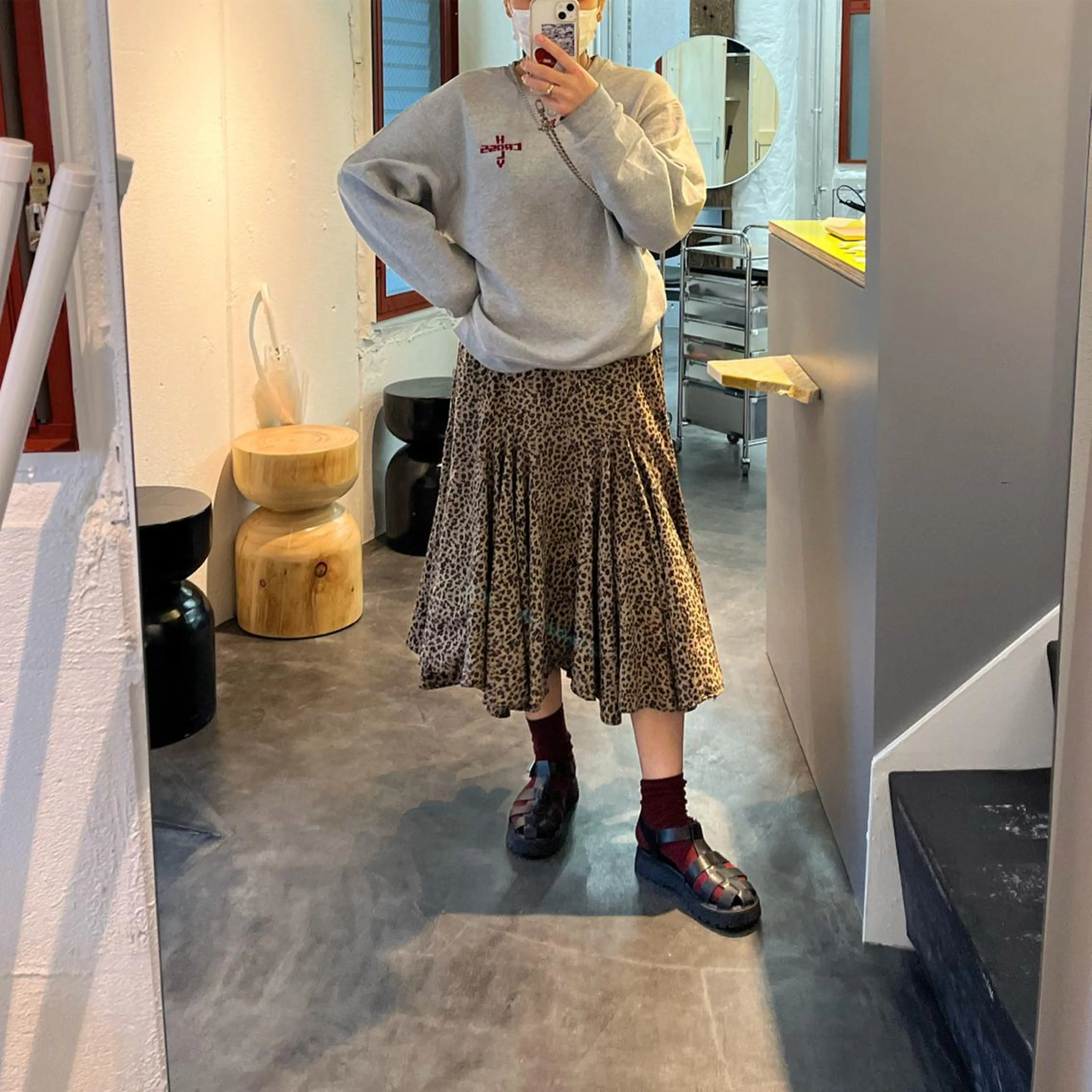 セミロング カラー ヘアアレンジ デザインカラー 原宿/キシタのヘアスタイル