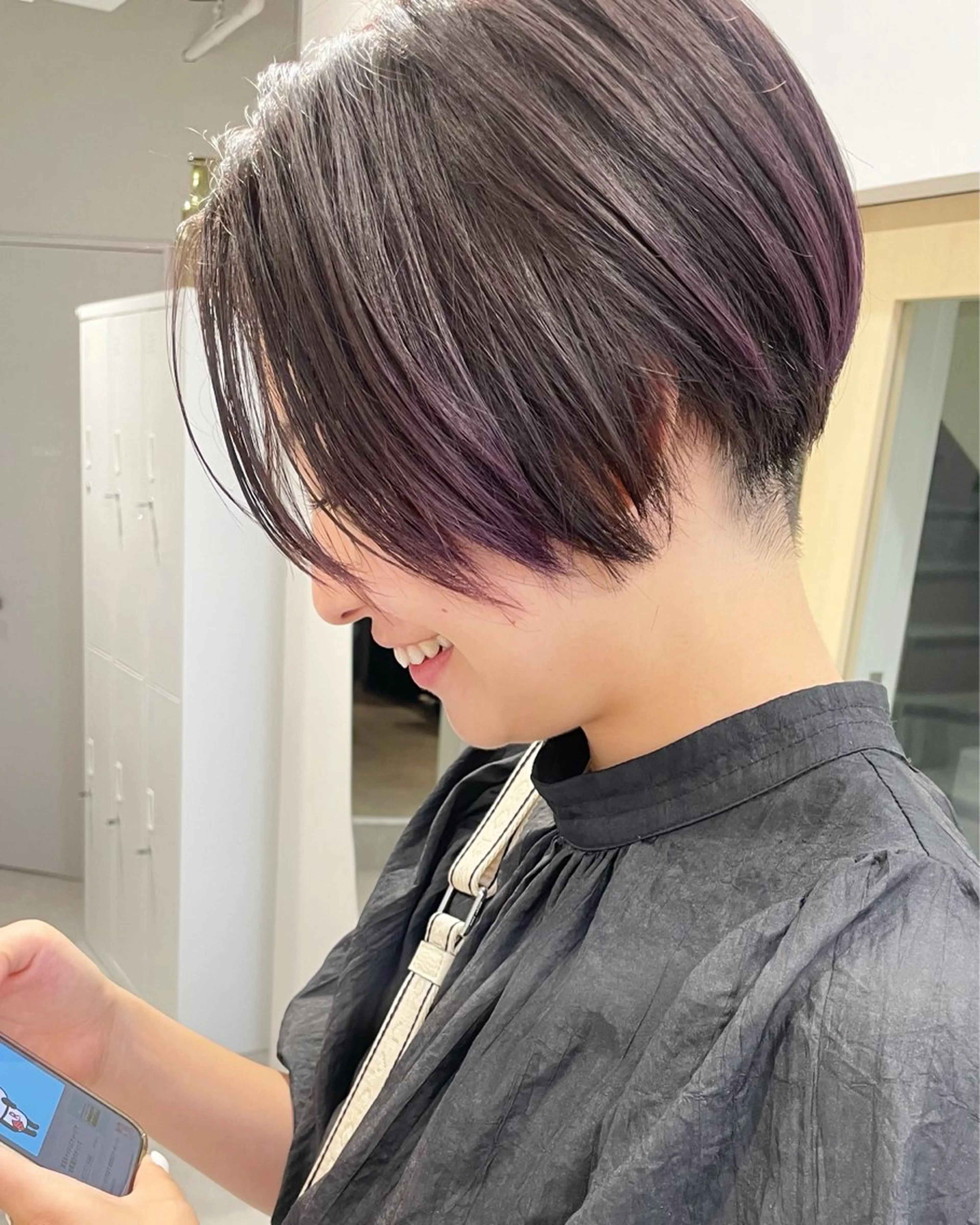 ショート カラー カット 💫骨格診断カット 🌈KAHOのヘアスタイル