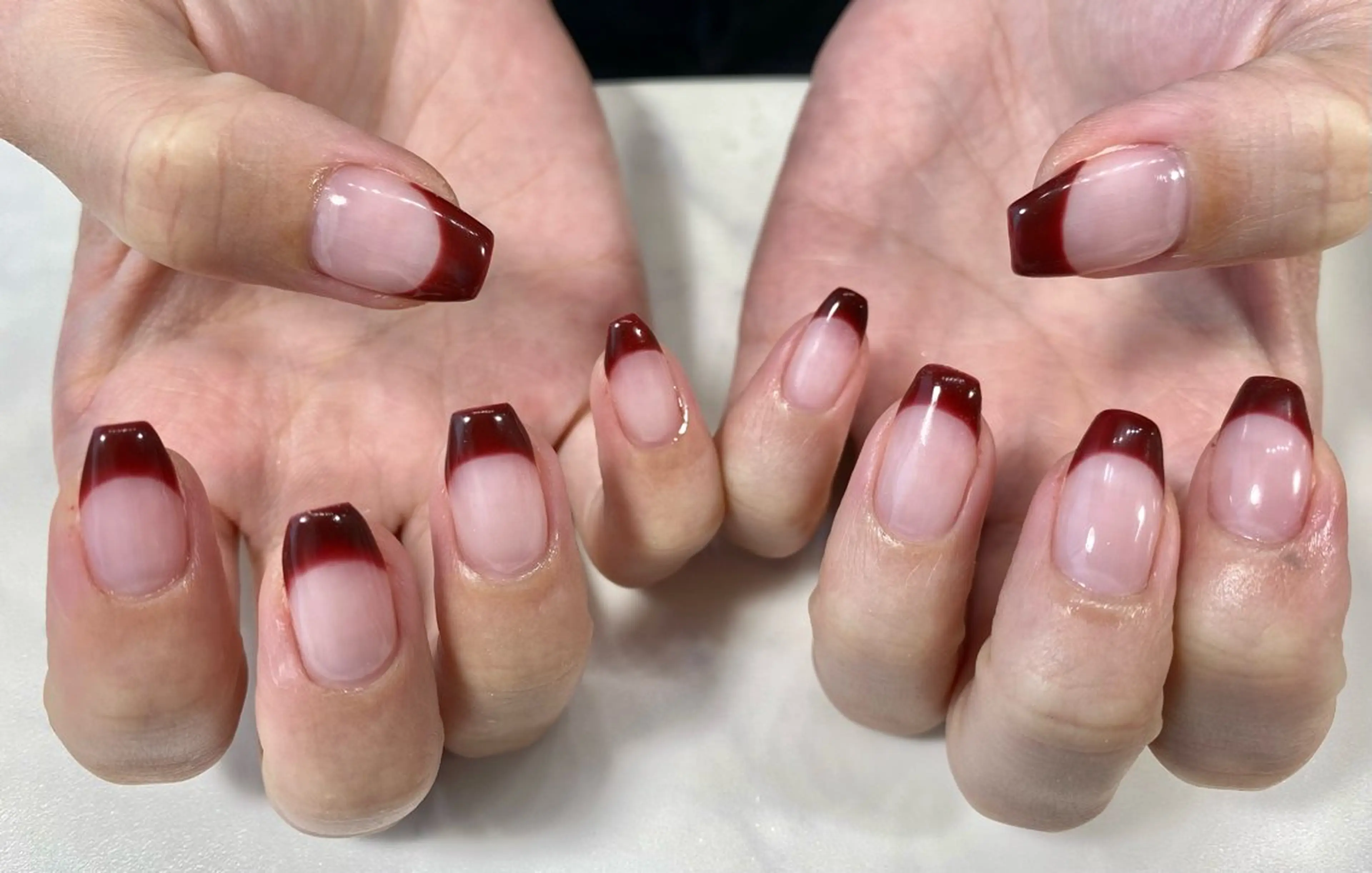 ネイル フレンチネイル Nail Salon Three所属・Three いわなべのネイルデザイン