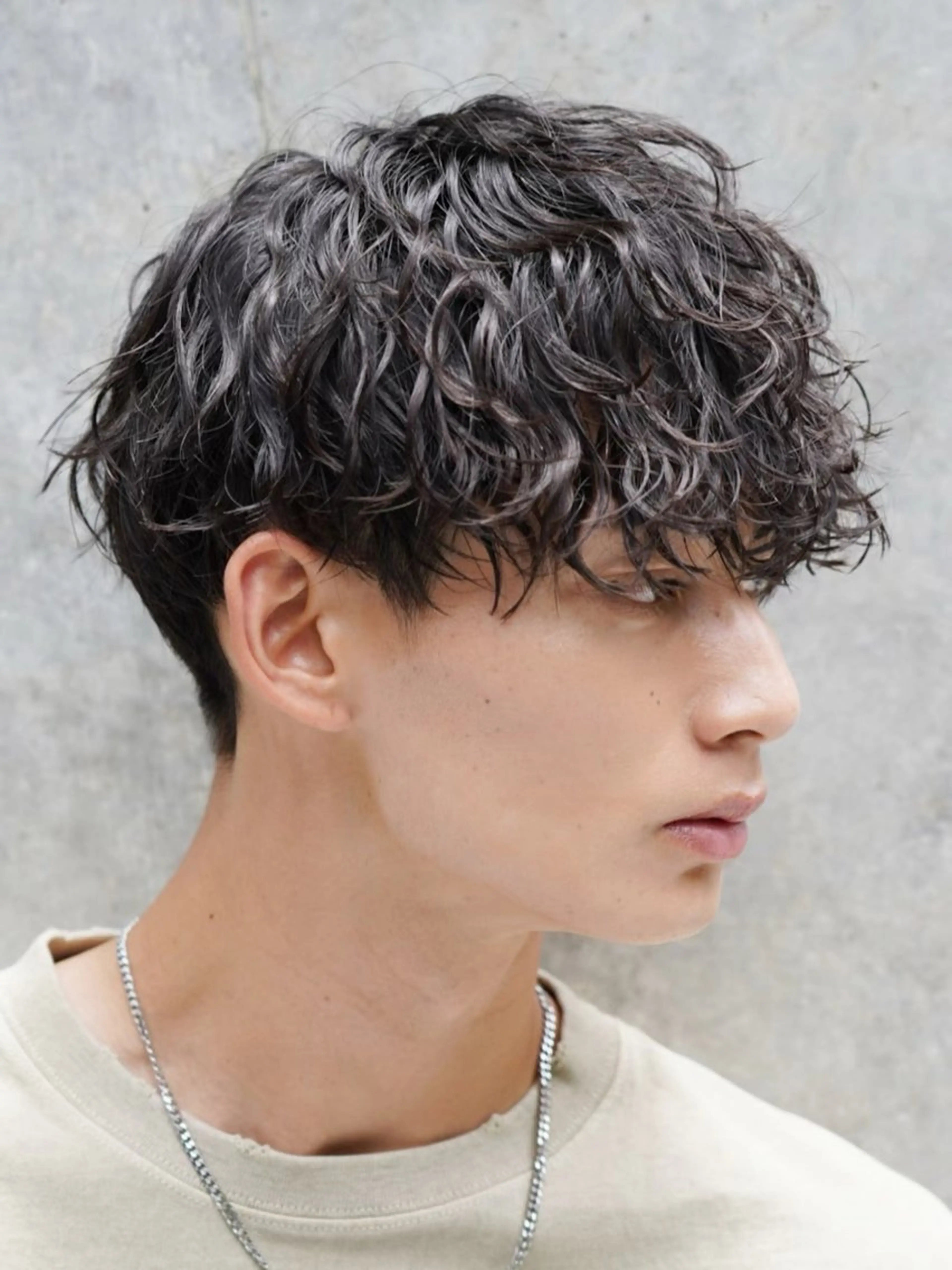パーマ メンズ カット パーマ テテ風パーマ/ シャドウパーマ/廣田のヘアスタイル