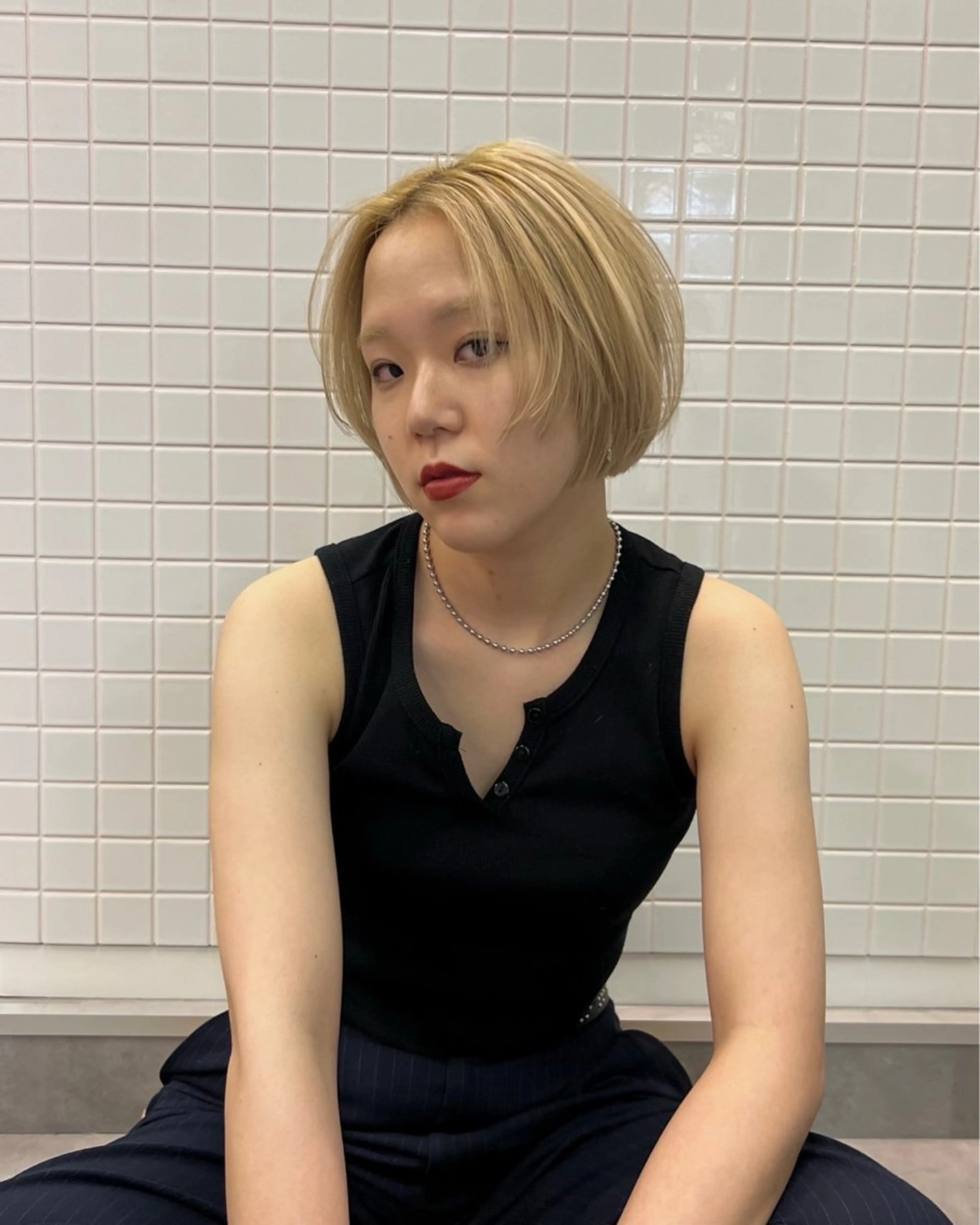 ショート Hz所属・Hz/金子 亮/レイヤーカットのヘアスタイル