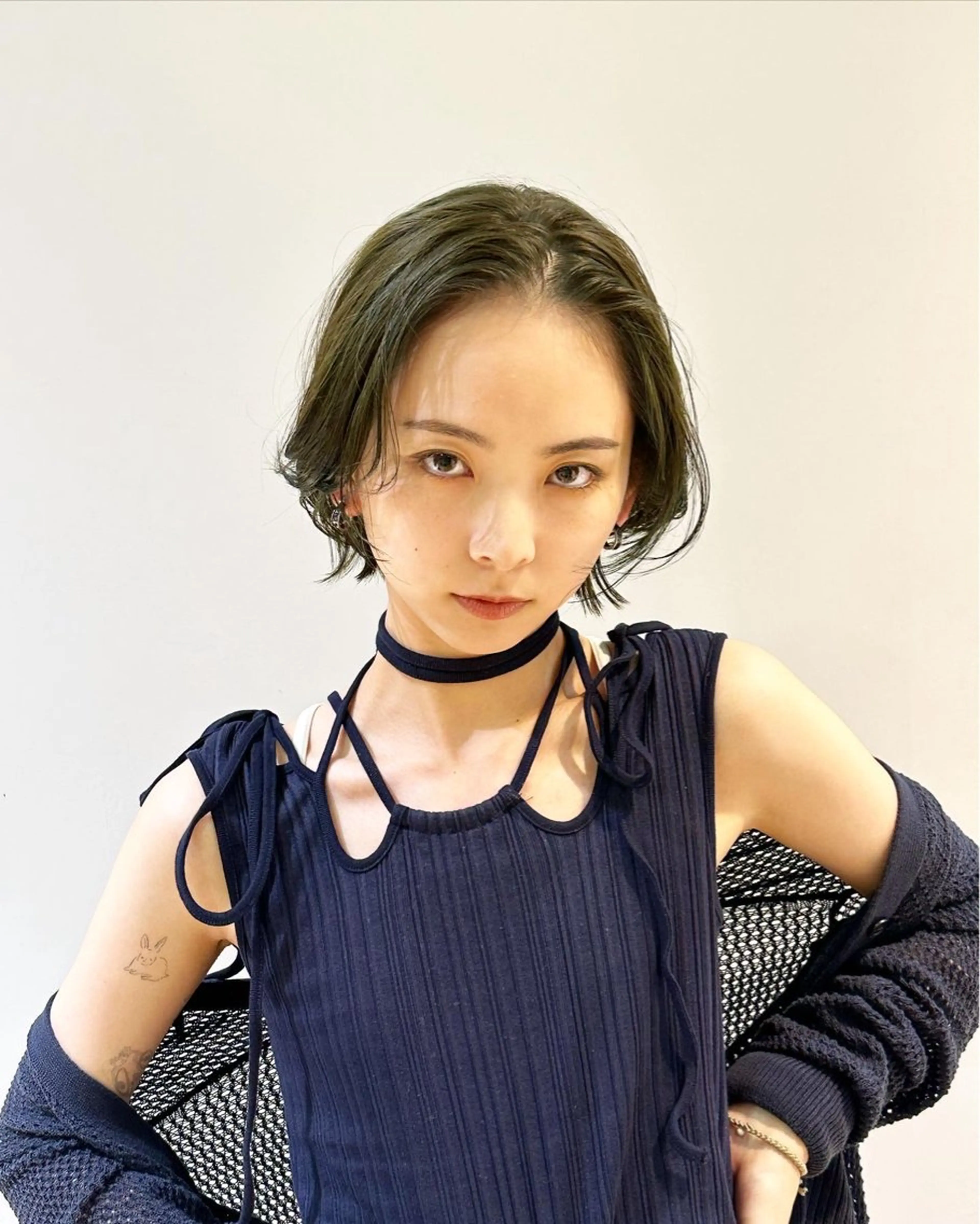 ショート カラー カット ヘアカラー トリートメント 似合わせカット /パーマ岡本淳平のヘアスタイル