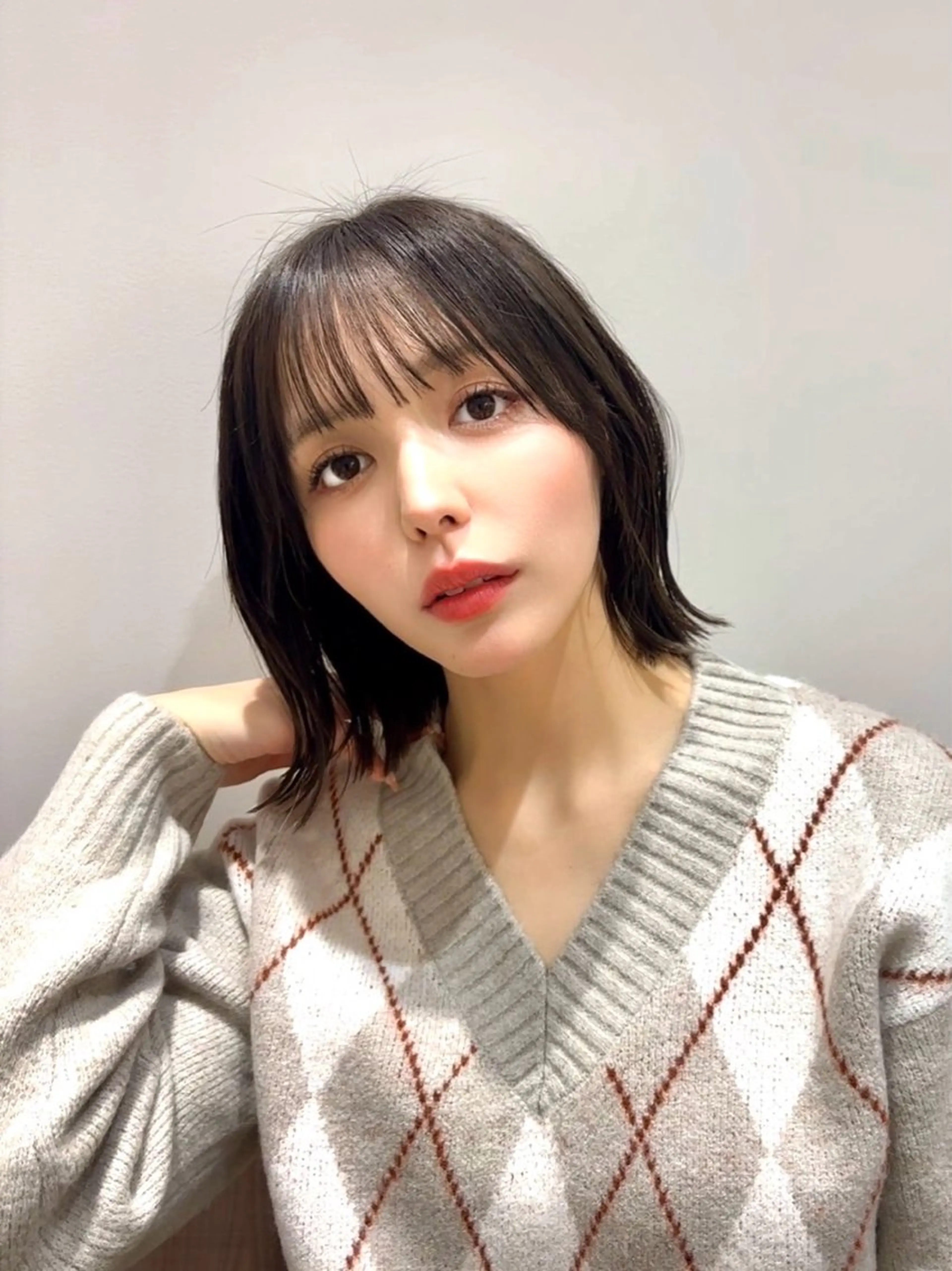 ミディアム カラー カット ヘアカラー トリートメント 透明感カラー/ヘッド スパ/喜多将平🍀のヘアスタイル