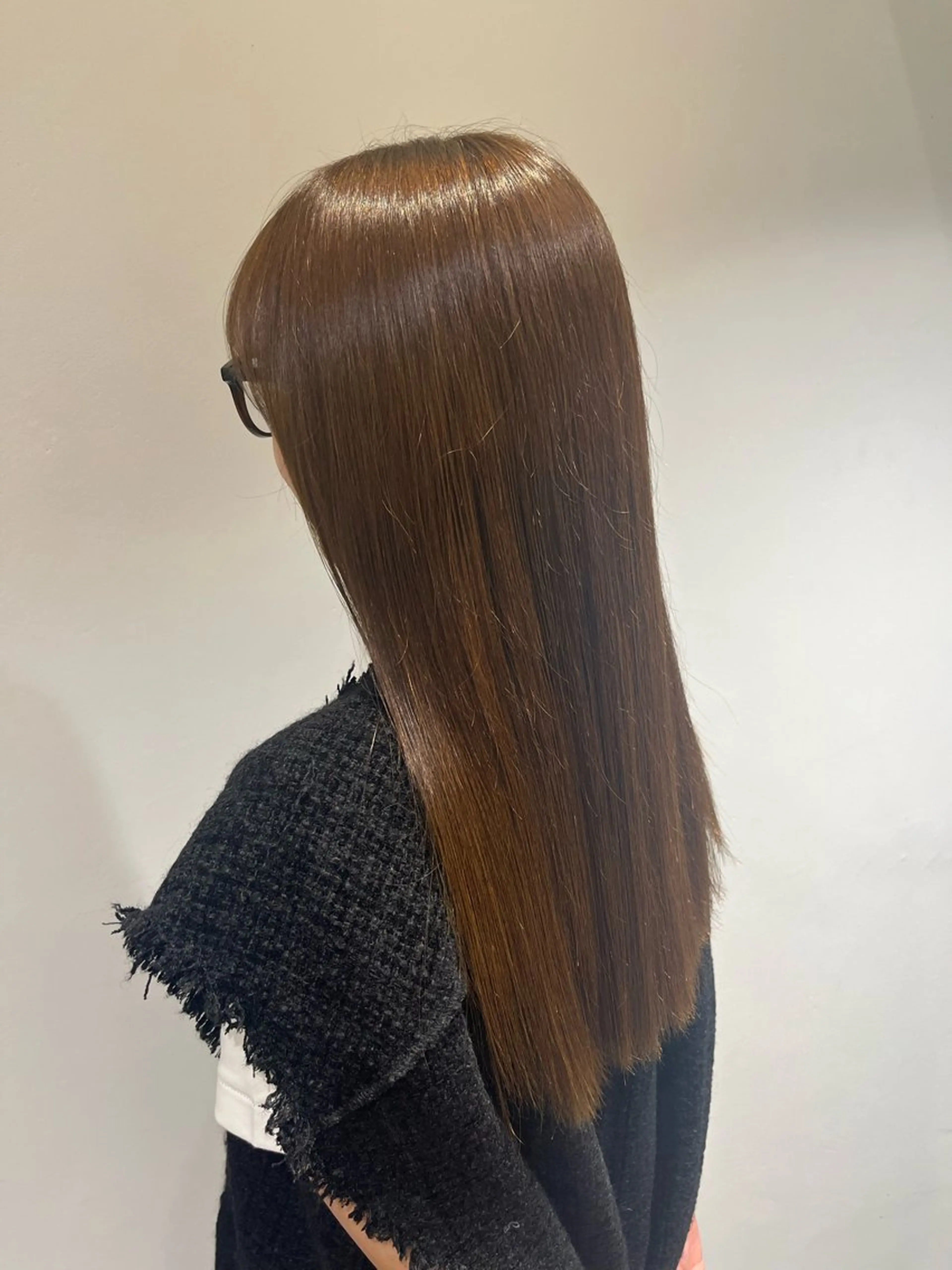 ロング カラー ボブ/ハイトーン特化 solua上本町のヘアスタイル