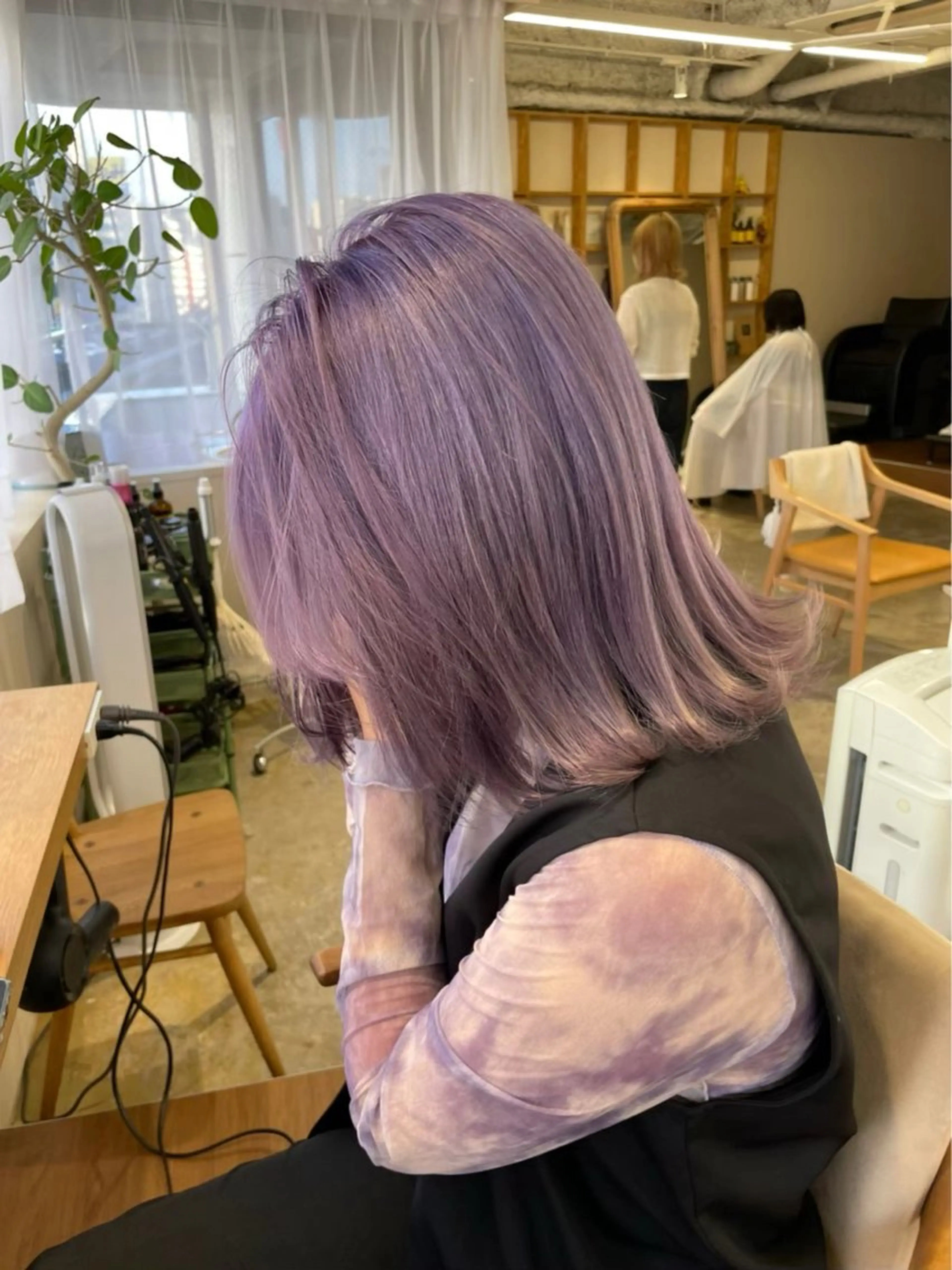 ミディアム ヘアカラー uru.所属・みお ♡のヘアスタイル