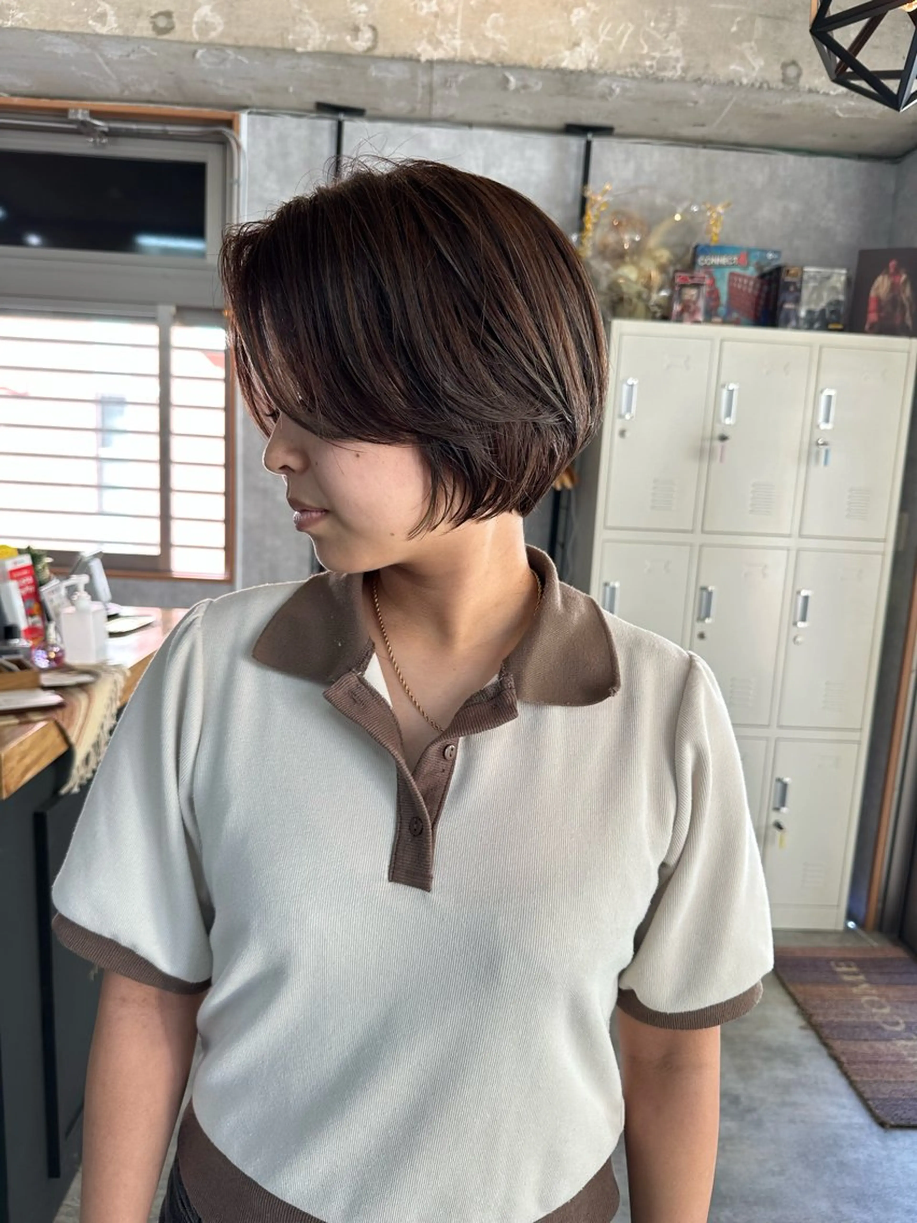ショート 切りっぱなしボブ ショートボブ ハンサムショート 丸みショート ボブ C’LD hair  produce /シールドヘア所属・モテ髪/ボブ/ショー ト/アダチフウトのヘアスタイル