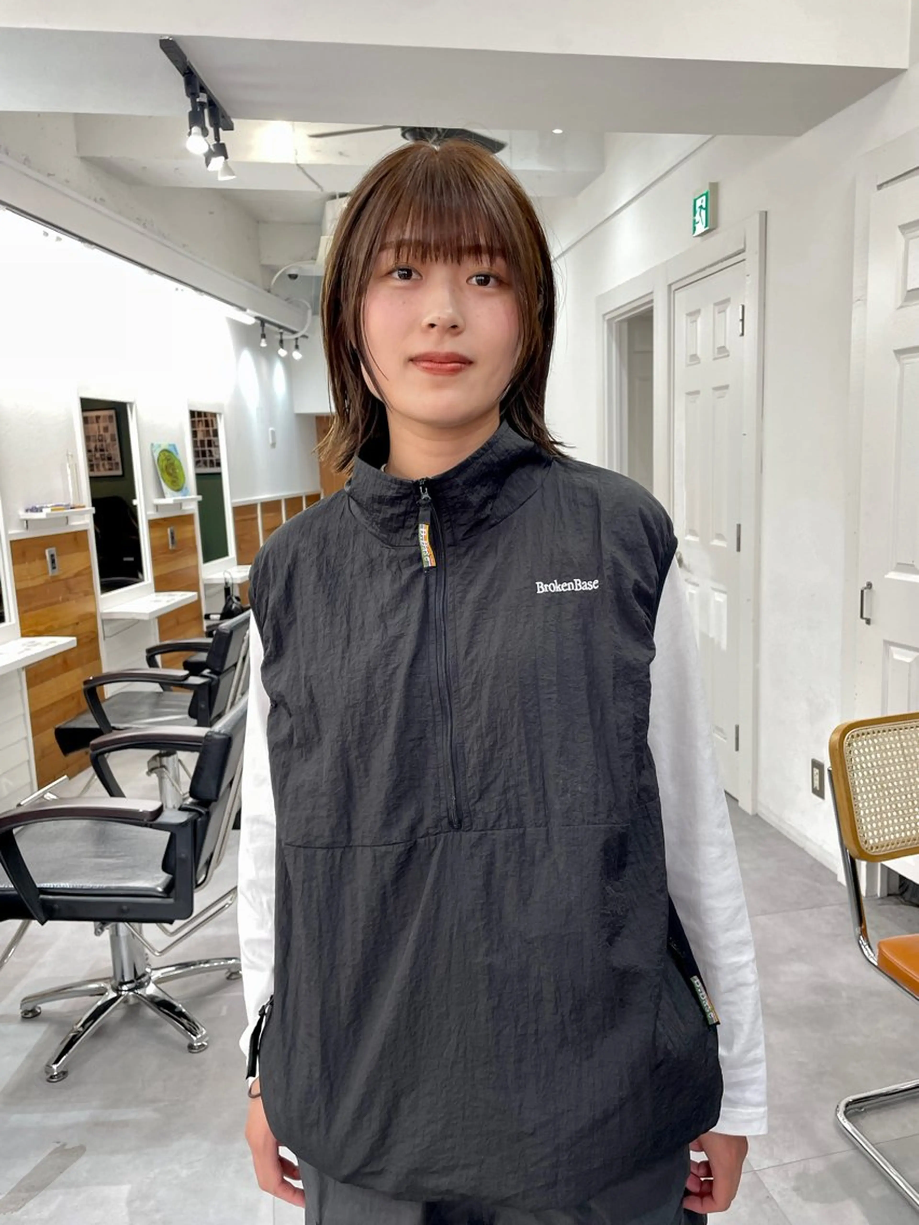 ミディアム カラー カット ヘアカラー トリートメント レイヤー／似合わせ TAKUYAのヘアスタイル