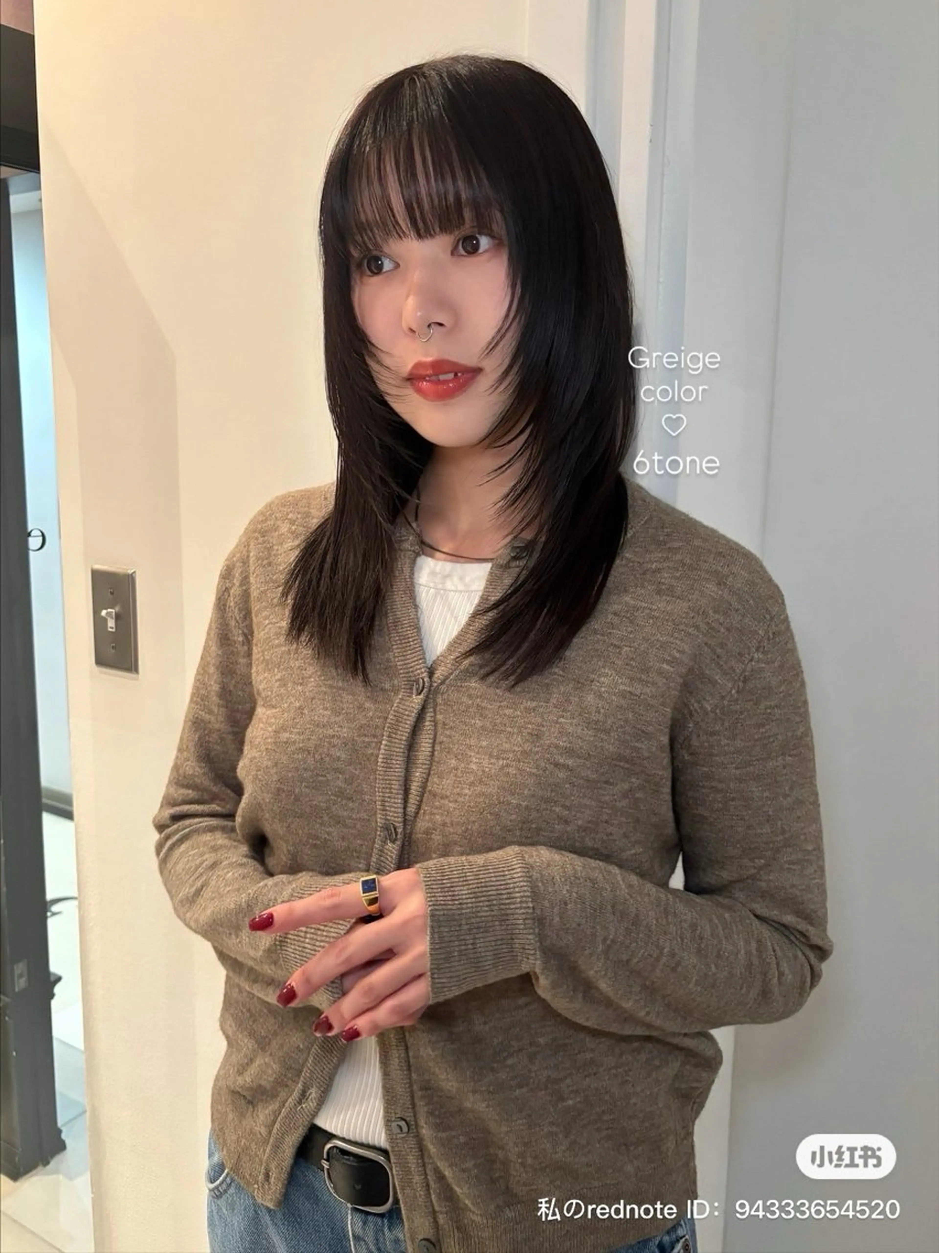 セミロング カラー カット ヘアカラー riria/ショート /ブラウンカラー🎀のヘアスタイル