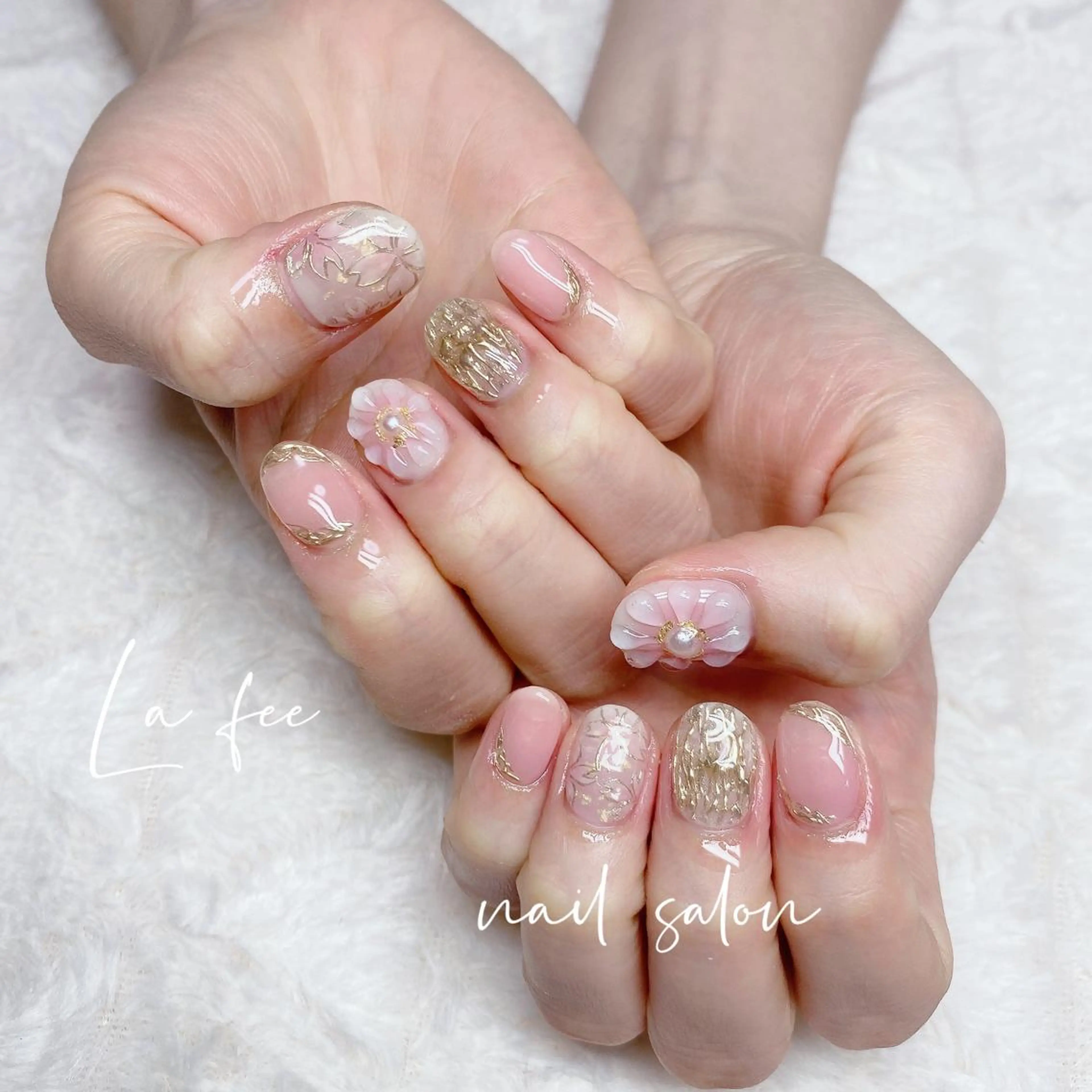 ネイル ハンドネイル ハンドケア La feeのネイルデザイン