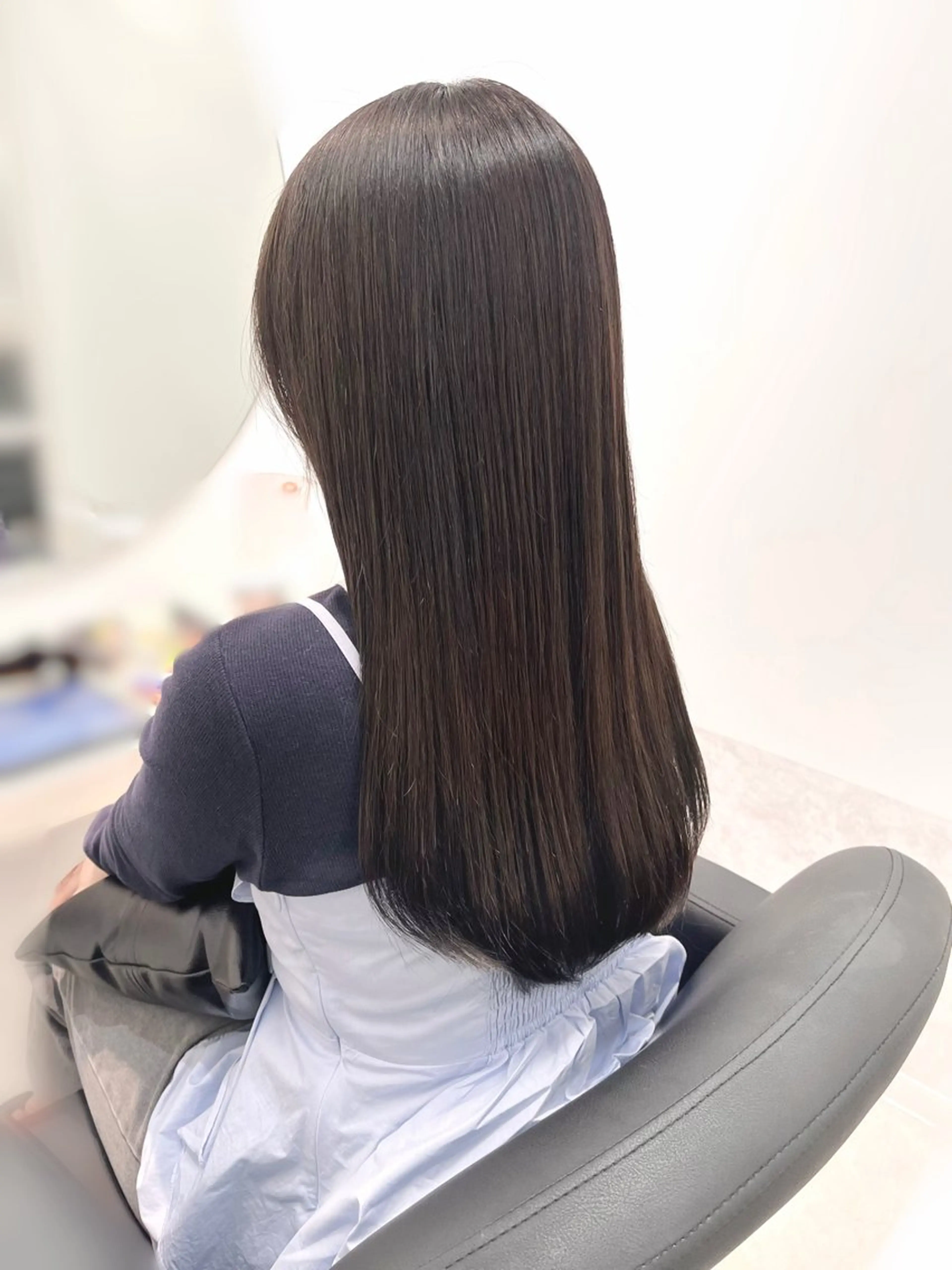 ロング 髪質改善 酸性ストレート 縮毛矯正 トリートメント ナナ/梅田/髪質改善 カラー/ストレートのヘアスタイル