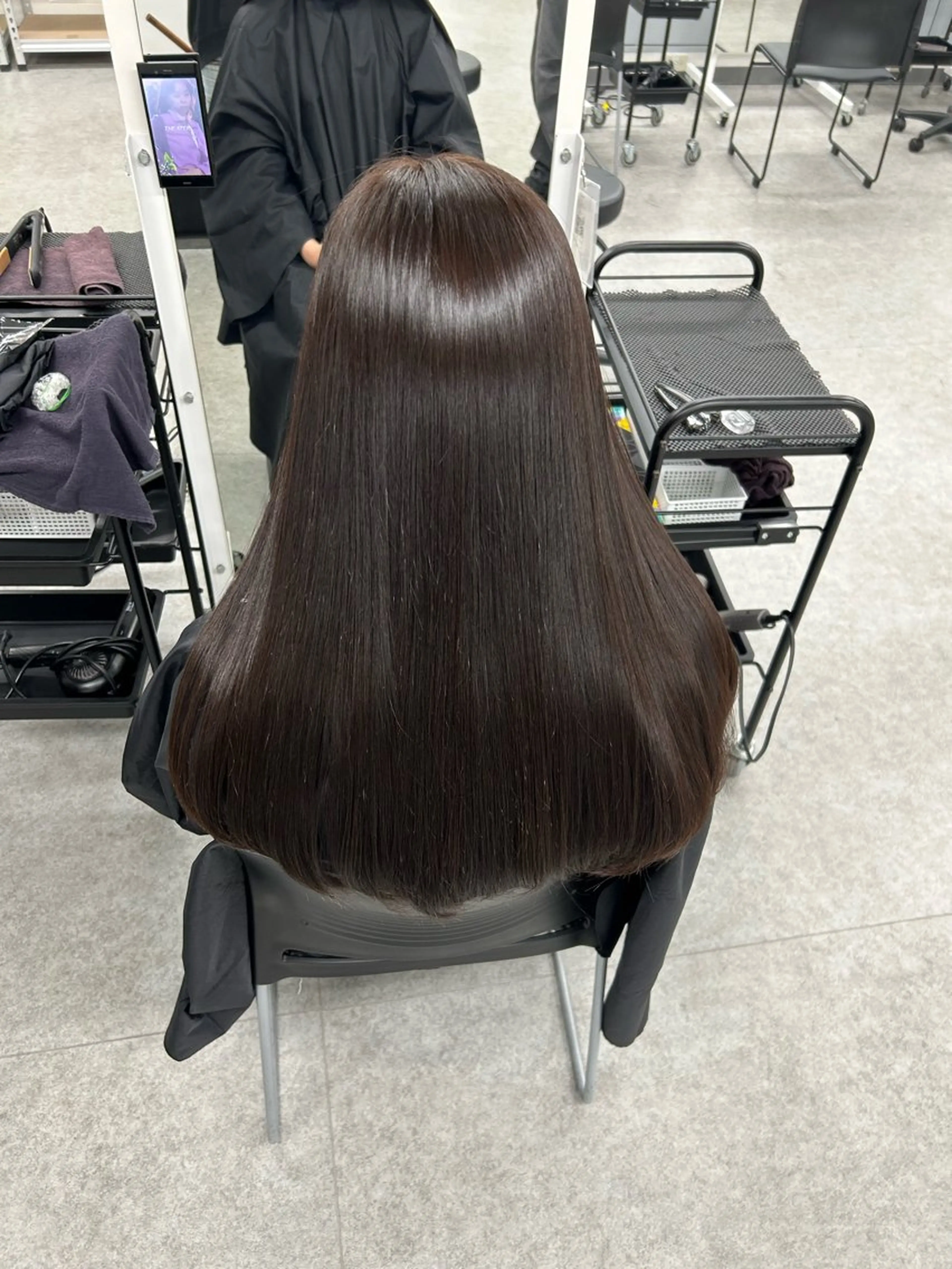 ロング カラー トリートメント 韓国うる艶ベージュ 🤎まなかのヘアスタイル