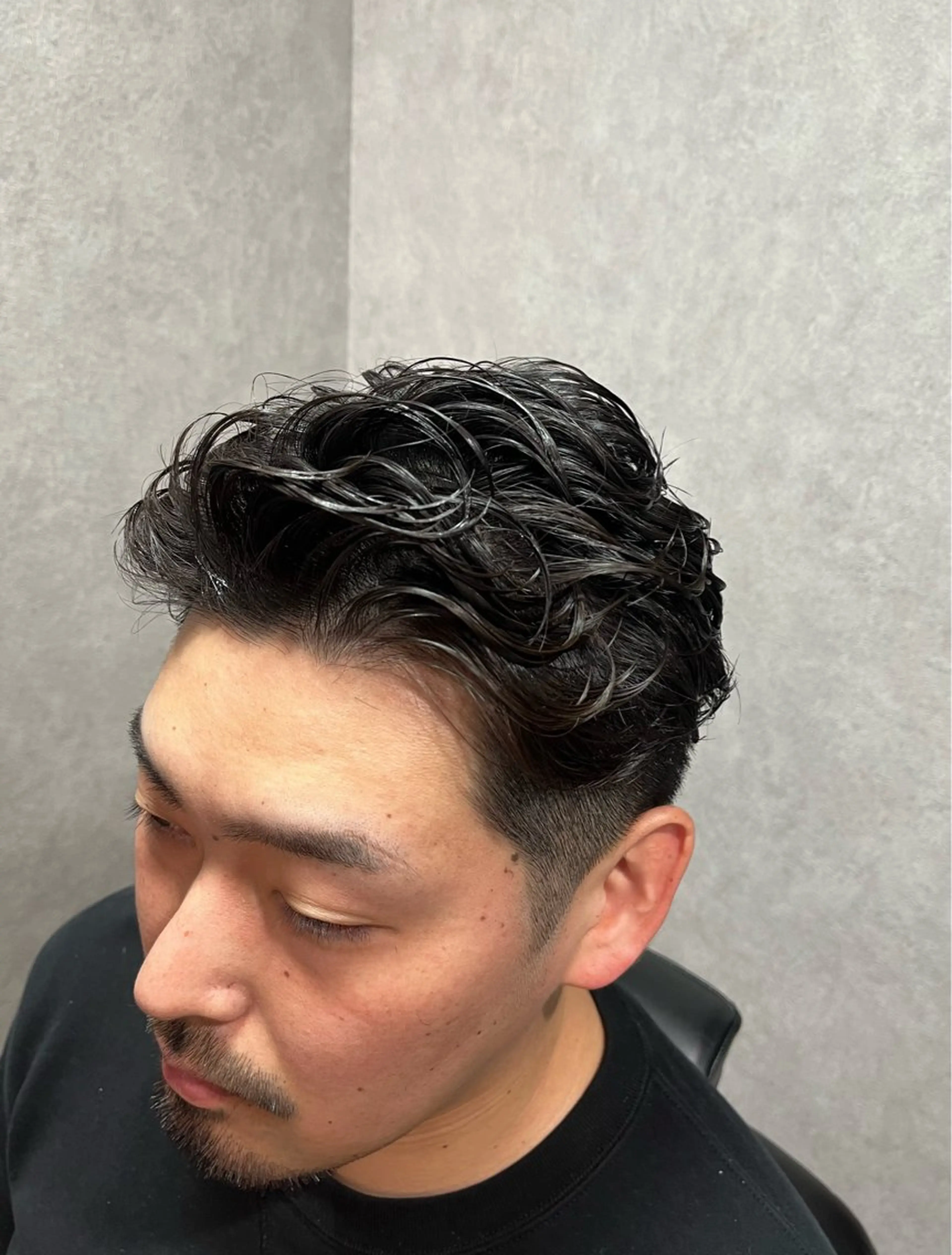 ミディアム パーマ CuMARi所属・🔥メンズパーマ専門 歴８年🔥のヘアスタイル