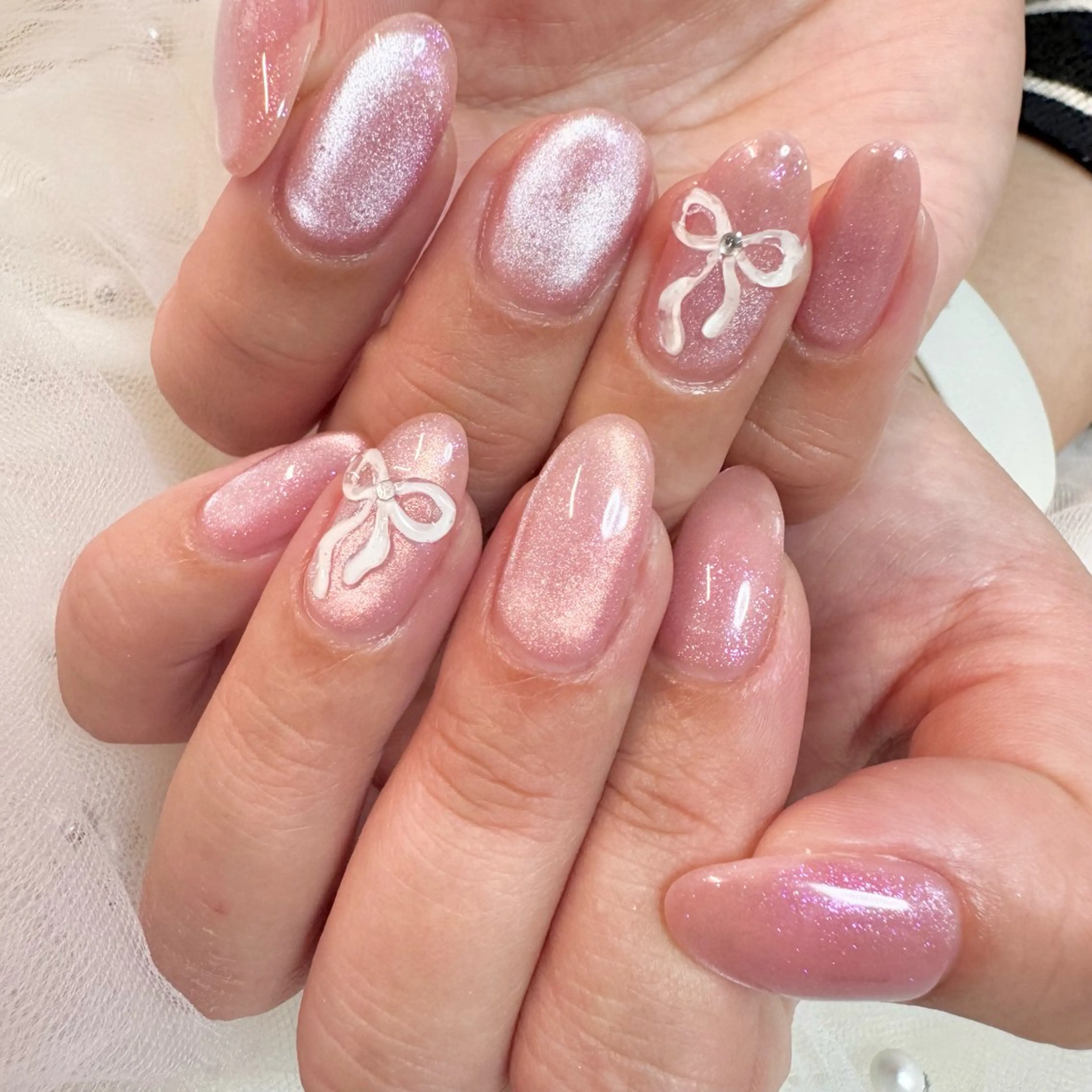 ネイル ガーリー nail salon e'mu💐のネイルデザイン
