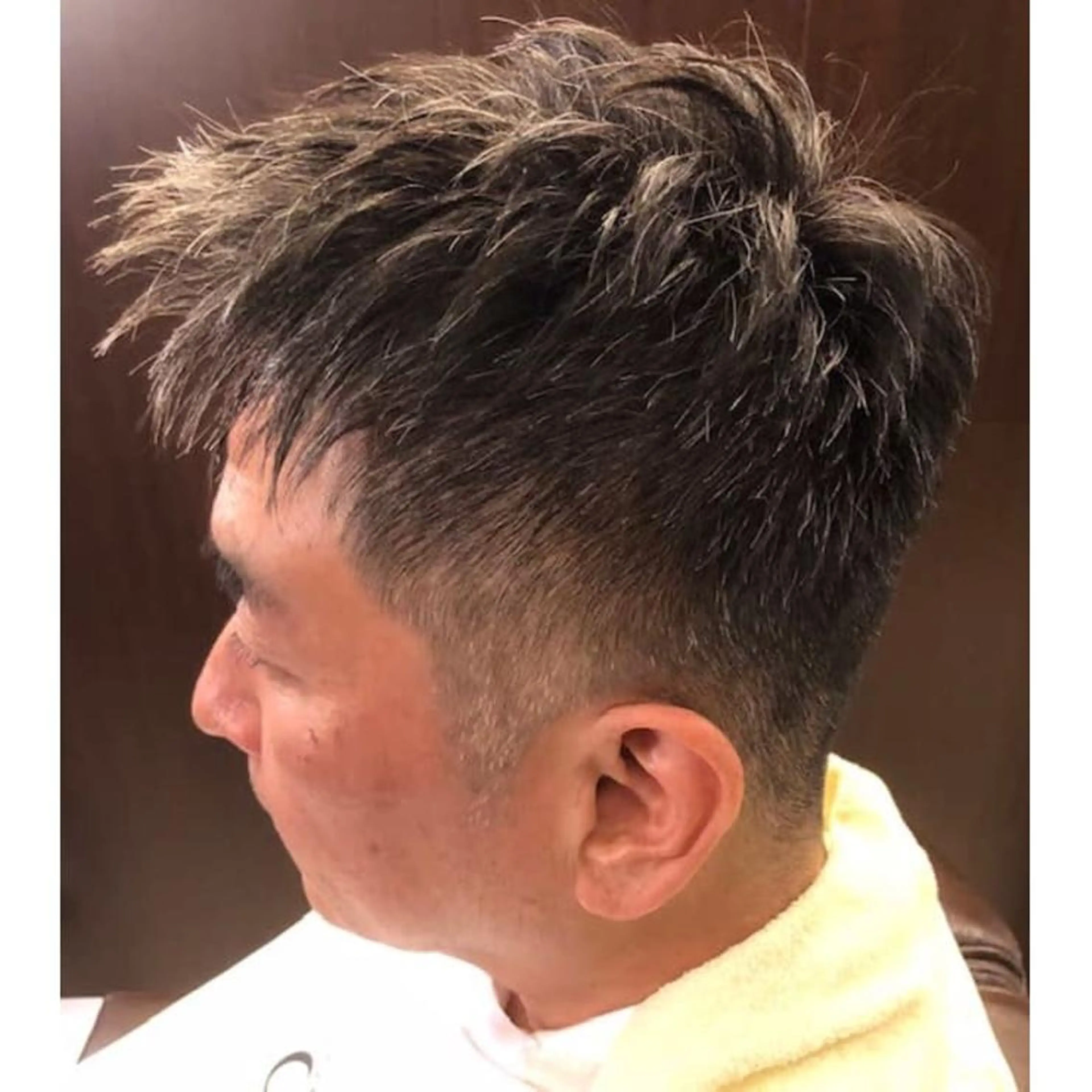 メンズ ショート BARBER 　STAG所属・BARBERSTAG 上拂恭平のヘアスタイル