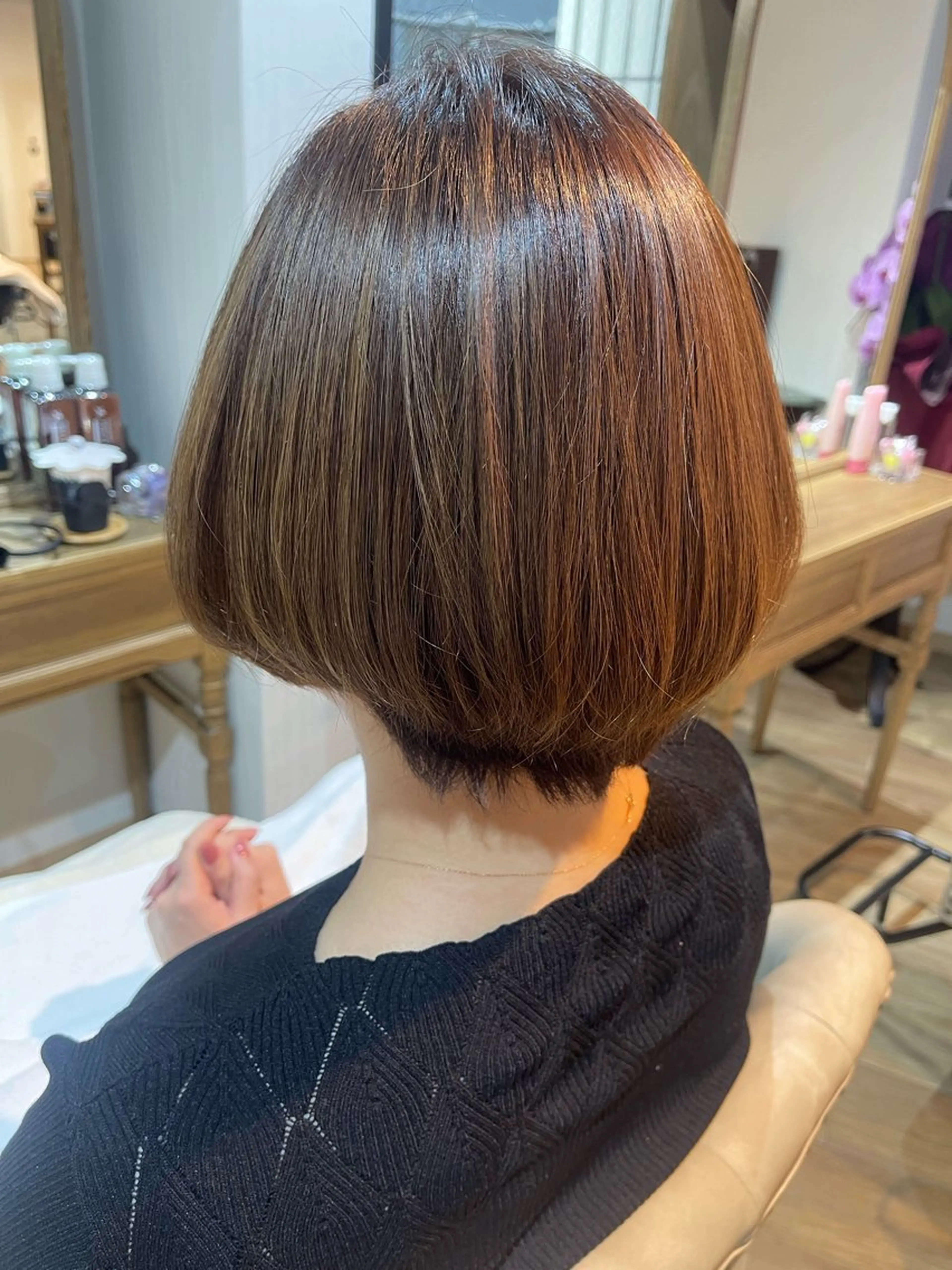 ショート ヘアカラー トリートメント ヘッドスパ ヘアセット ハートボックス　四ツ谷所属・Heart box 仲嶺　瑠輝のヘアスタイル