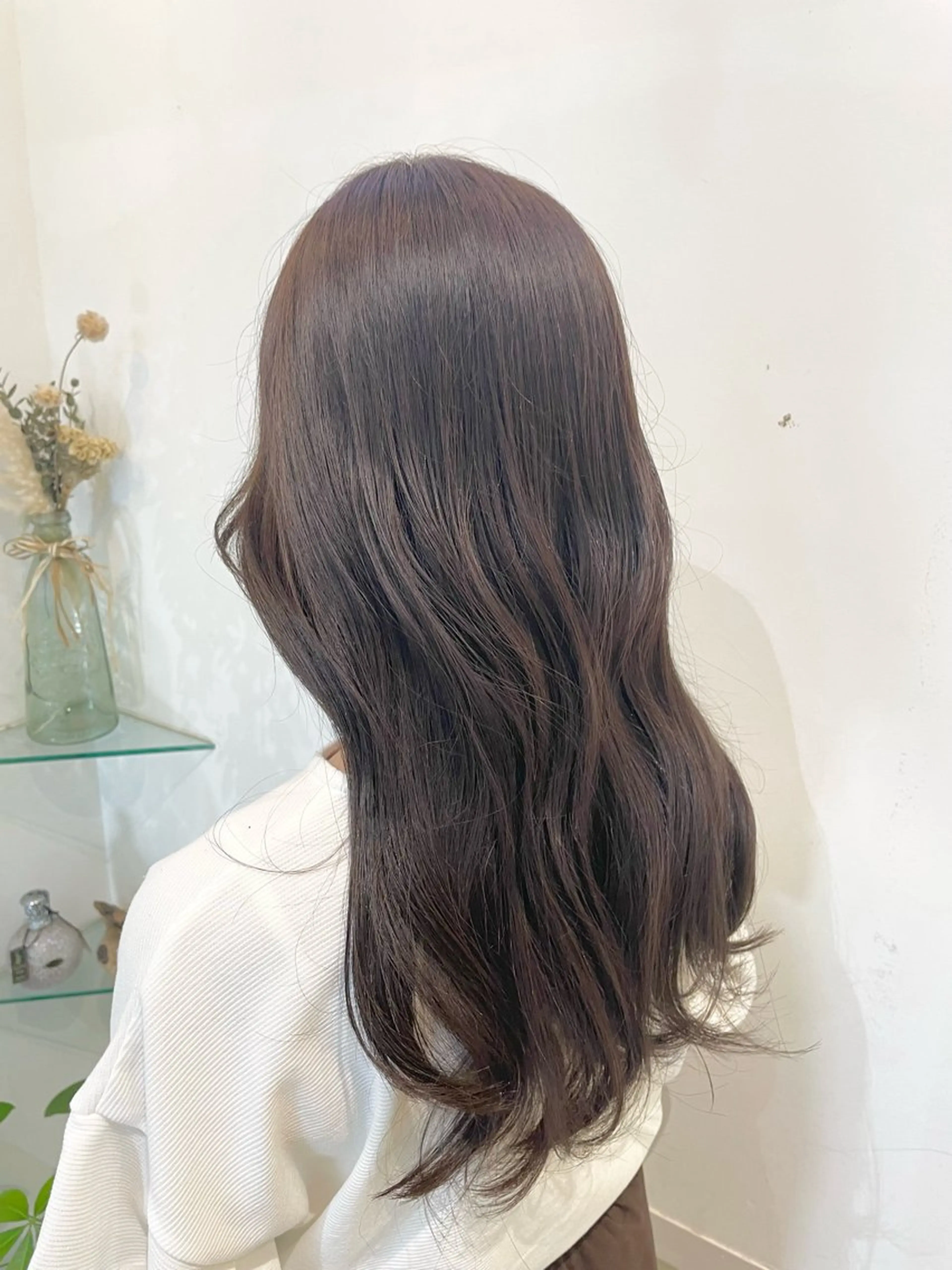 ロング カラー カット ヘアカラー トリートメント 髪質改善カラー🤍 エクステ✨君島由実子のヘアスタイル
