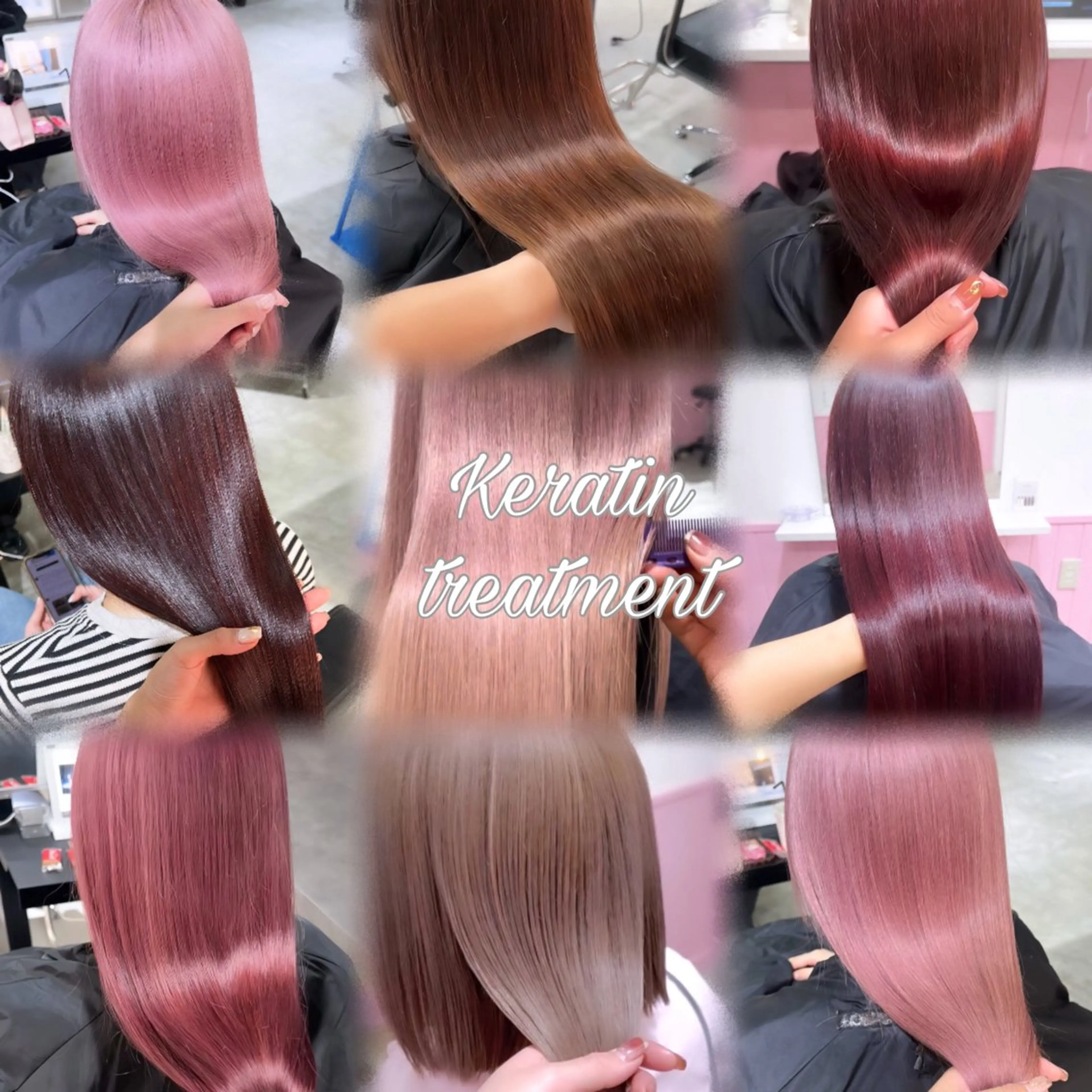 ロング トリートメント 🎀ダブルカラー/ ピンク×ガーリー🎀のヘアスタイル