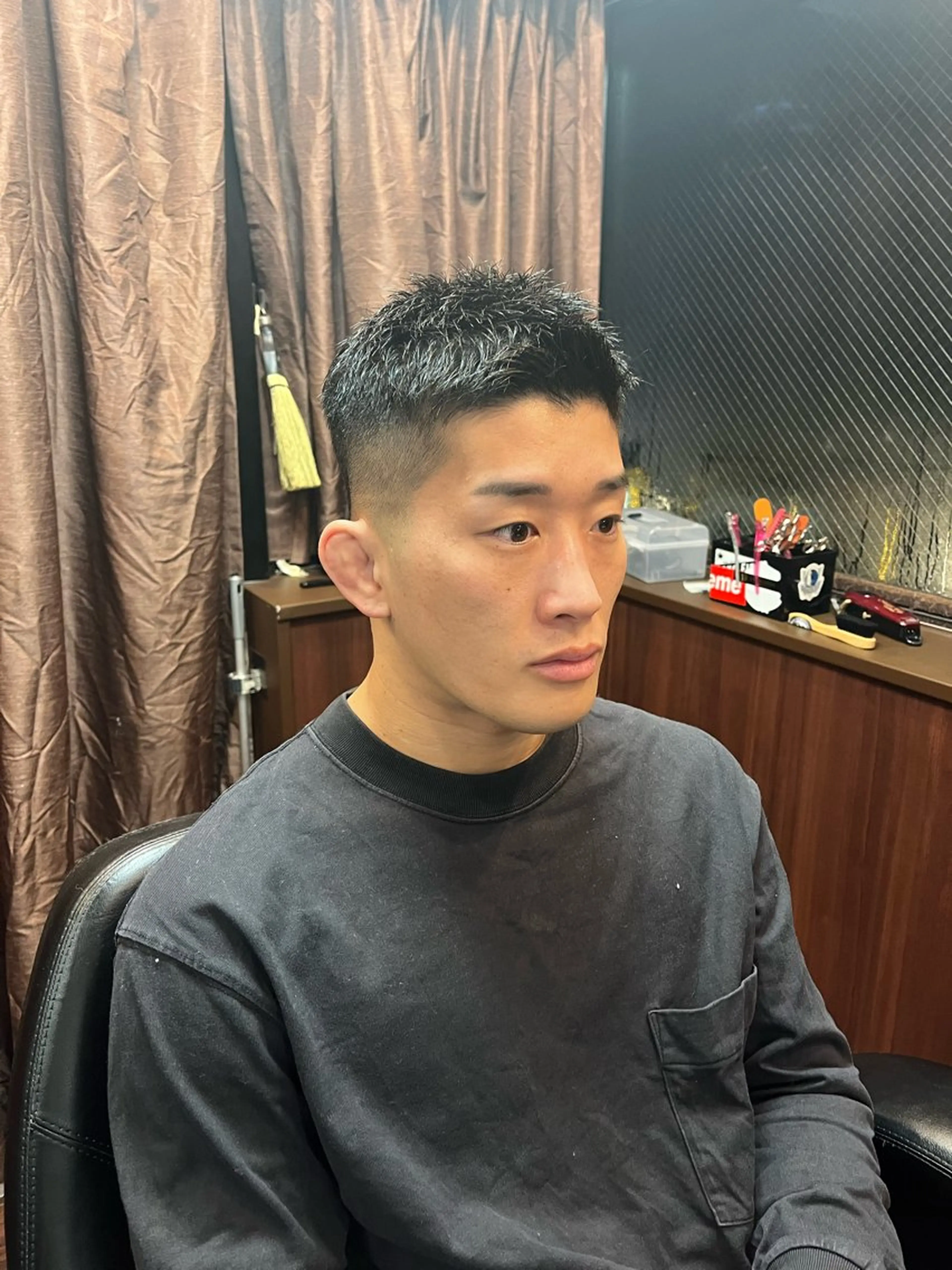 ショート ヒロ銀座バーバーショップ大宮店所属・ヒロ銀座メンズカット 酒井悠成のヘアスタイル