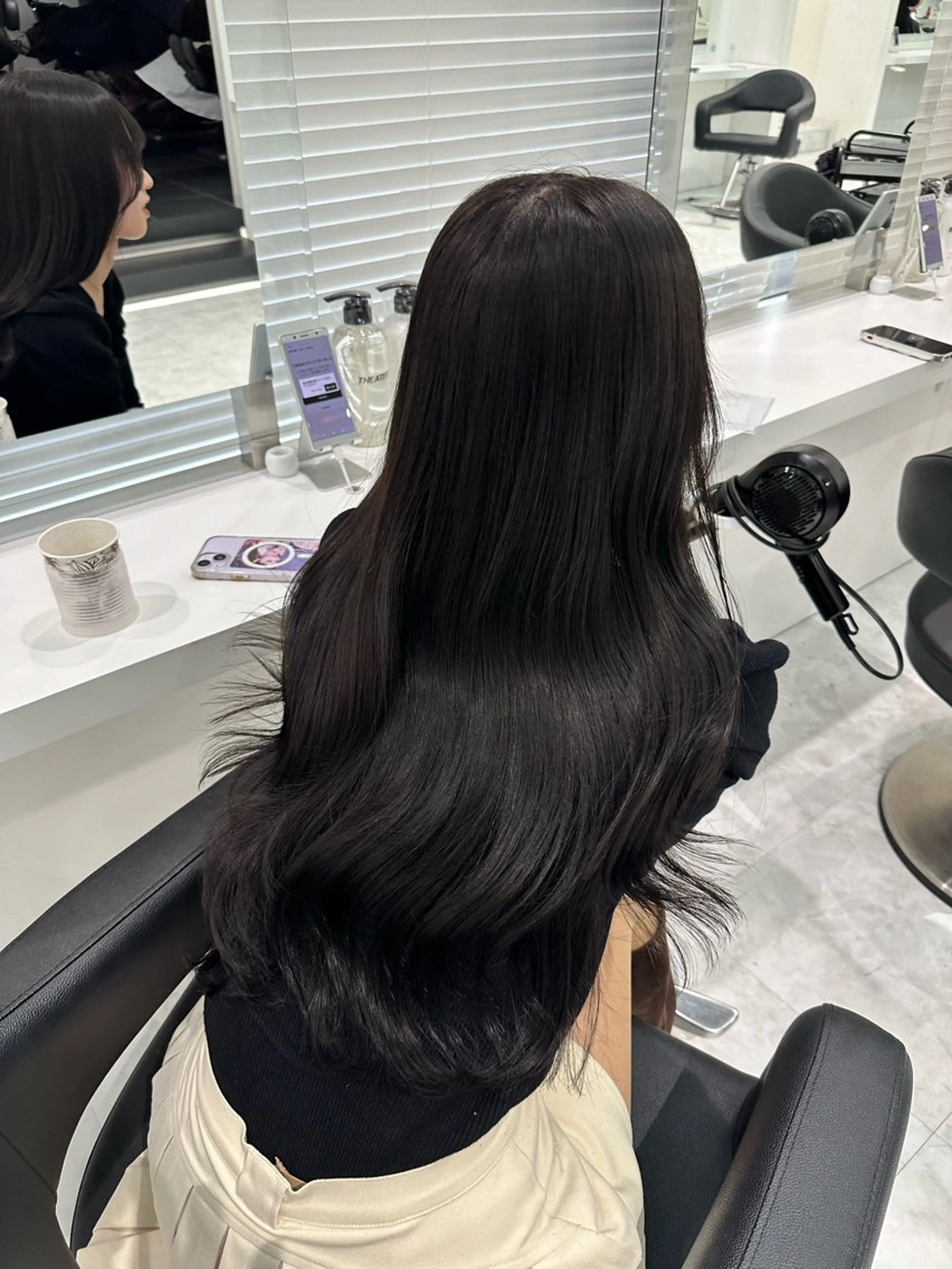 ミディアム カラー ヘアカラー トリートメント ♡上品韓国髪♡ブラ ウン/SAYATOのヘアスタイル