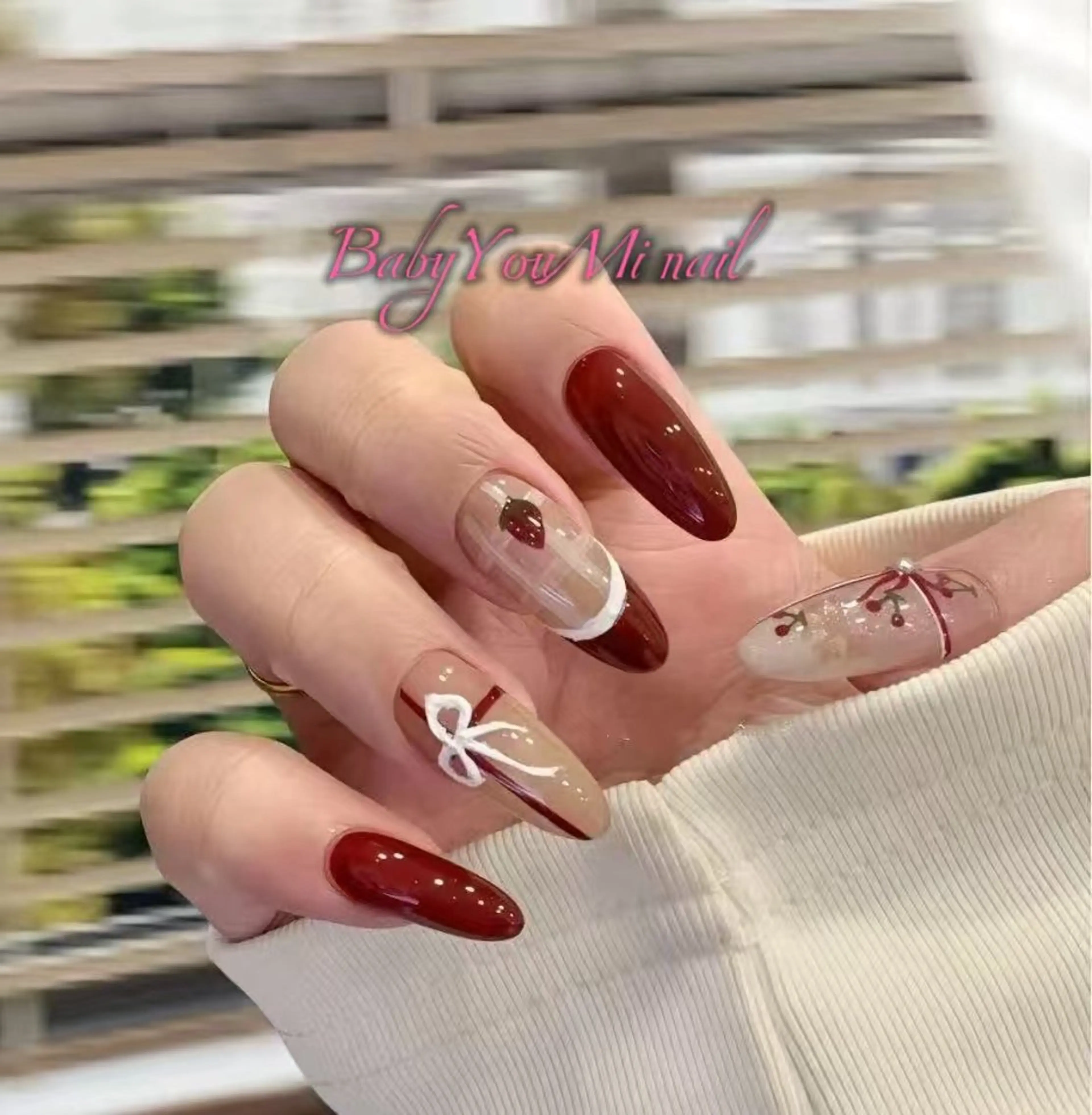 ネイル オーロラネイル 成人式 フットネイル フレンチネイル ジェルネイル ハンドネイル 相沢 さやかのネイルデザイン