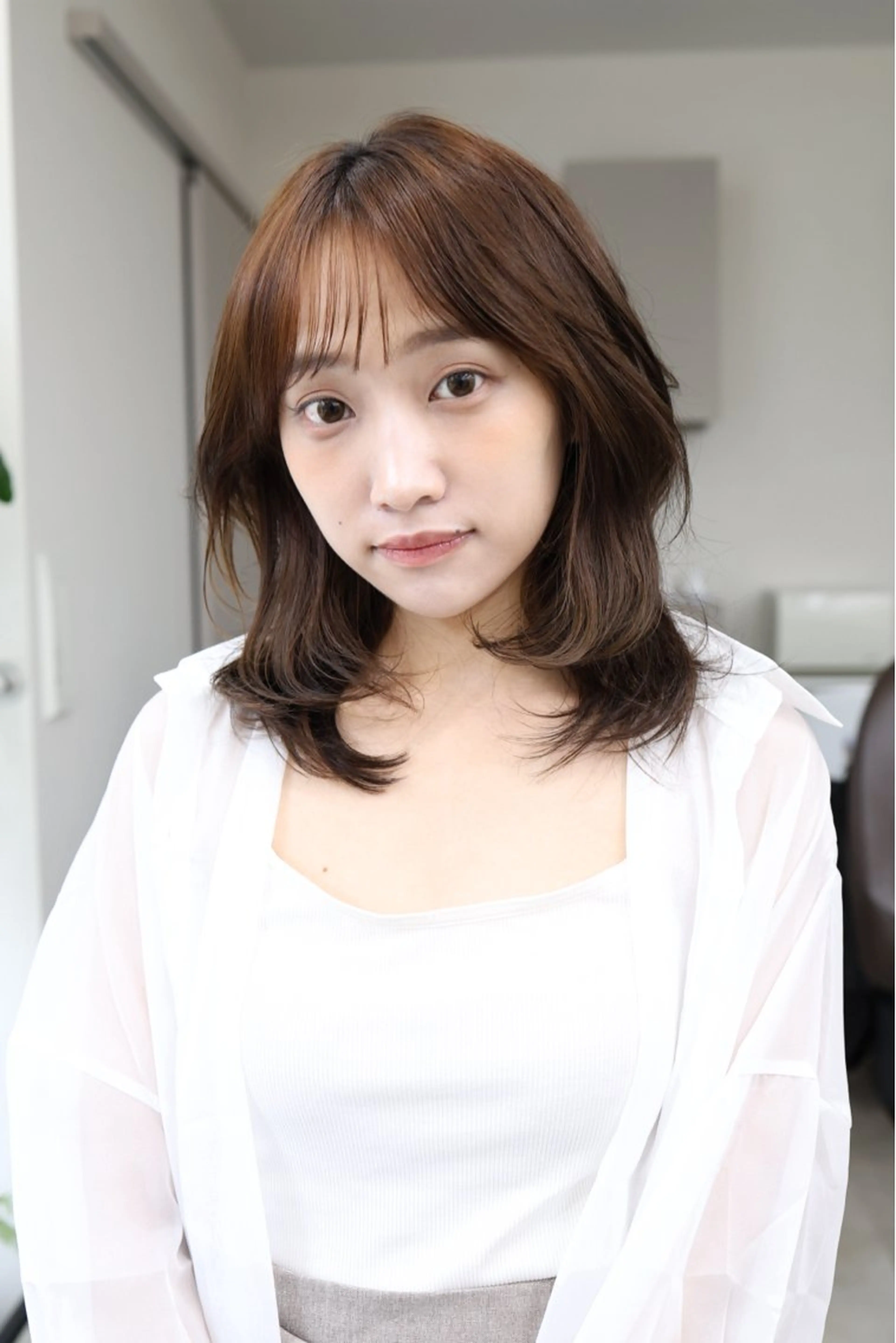 セミロング 磯部 拓磨のヘアスタイル
