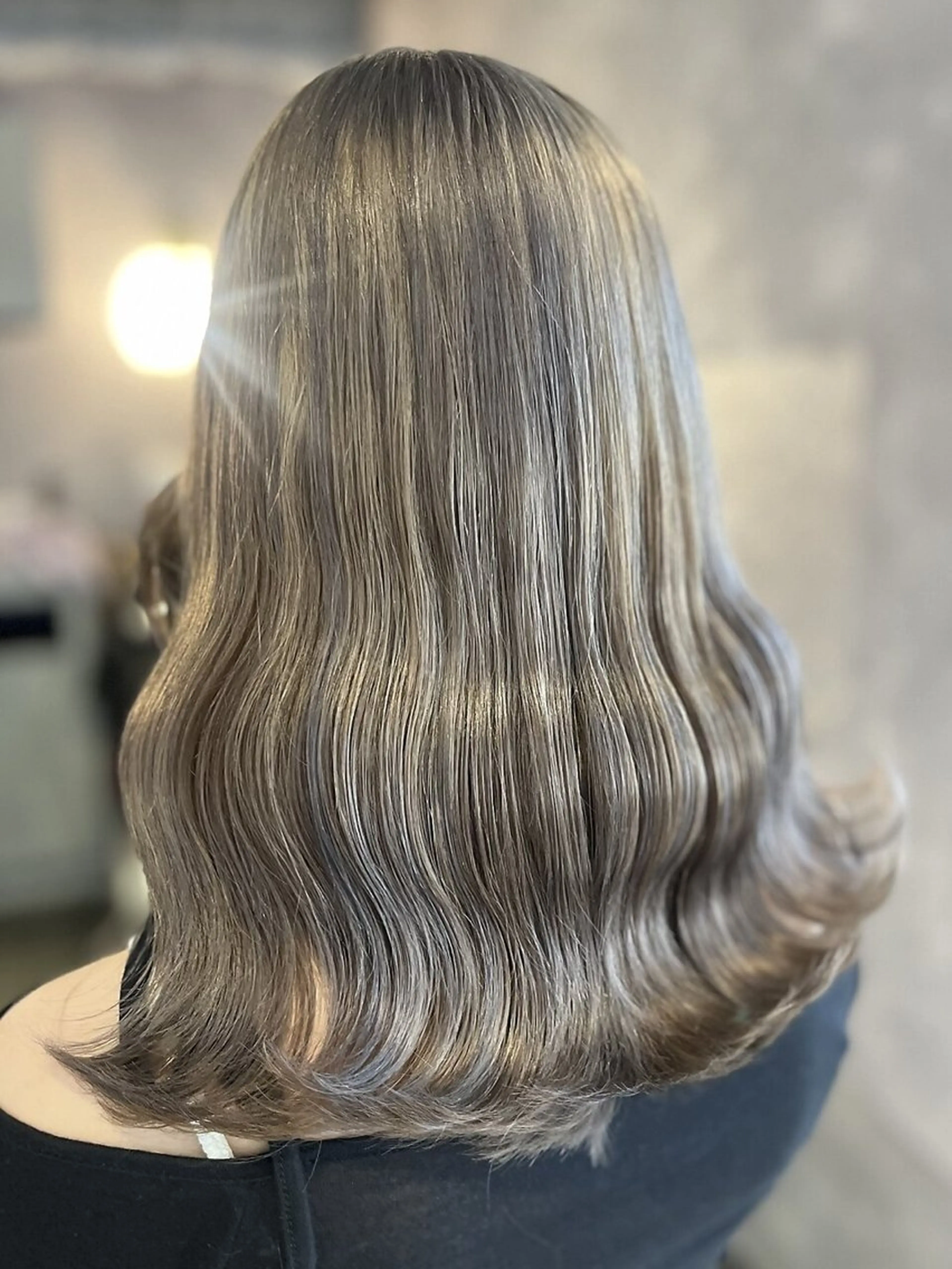 ロング カラー elubylovis mana💜のヘアスタイル