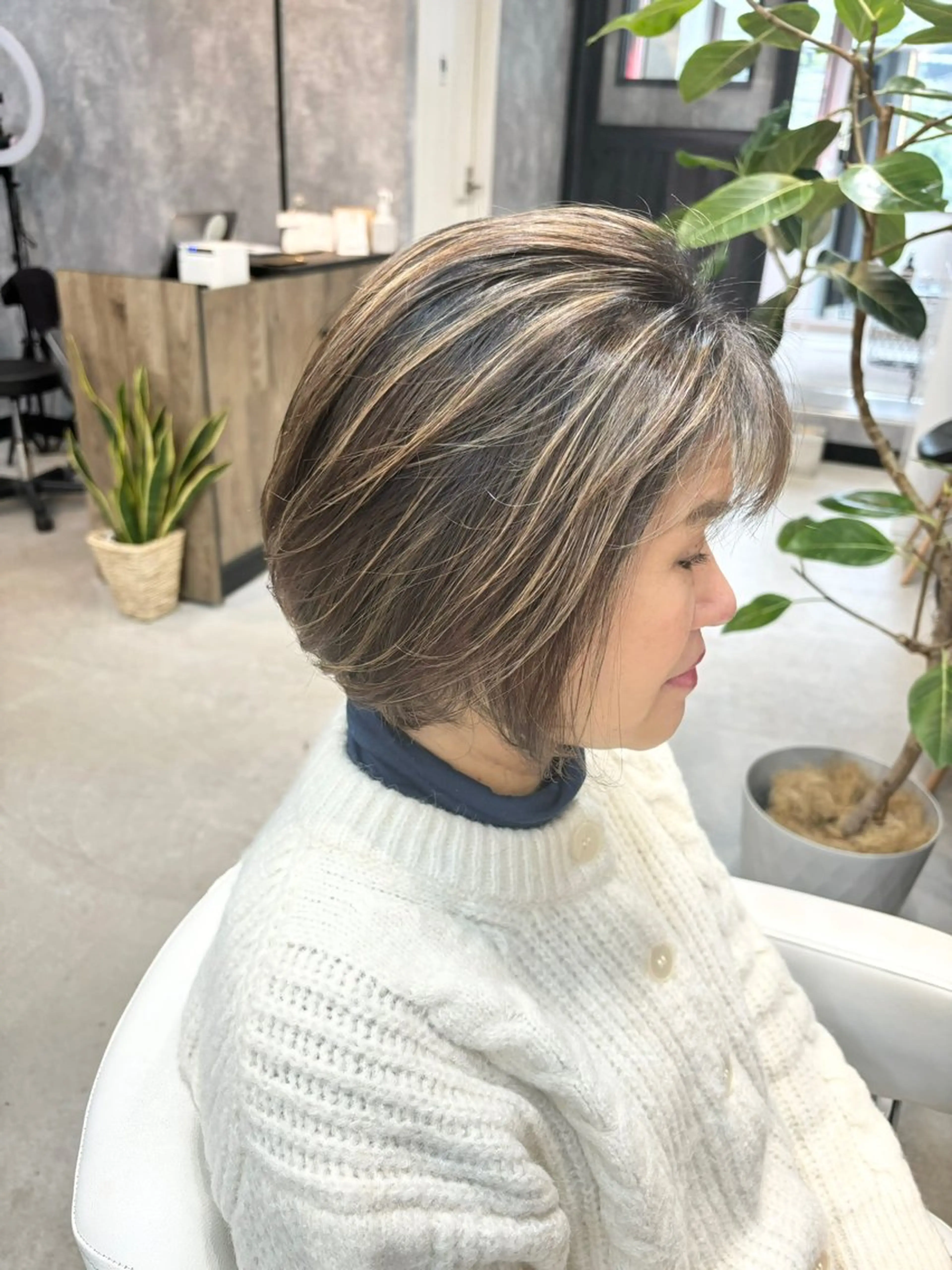ショート カット ヘアカラー トリートメント en Siena所属・en Siena エンシエナのヘアスタイル