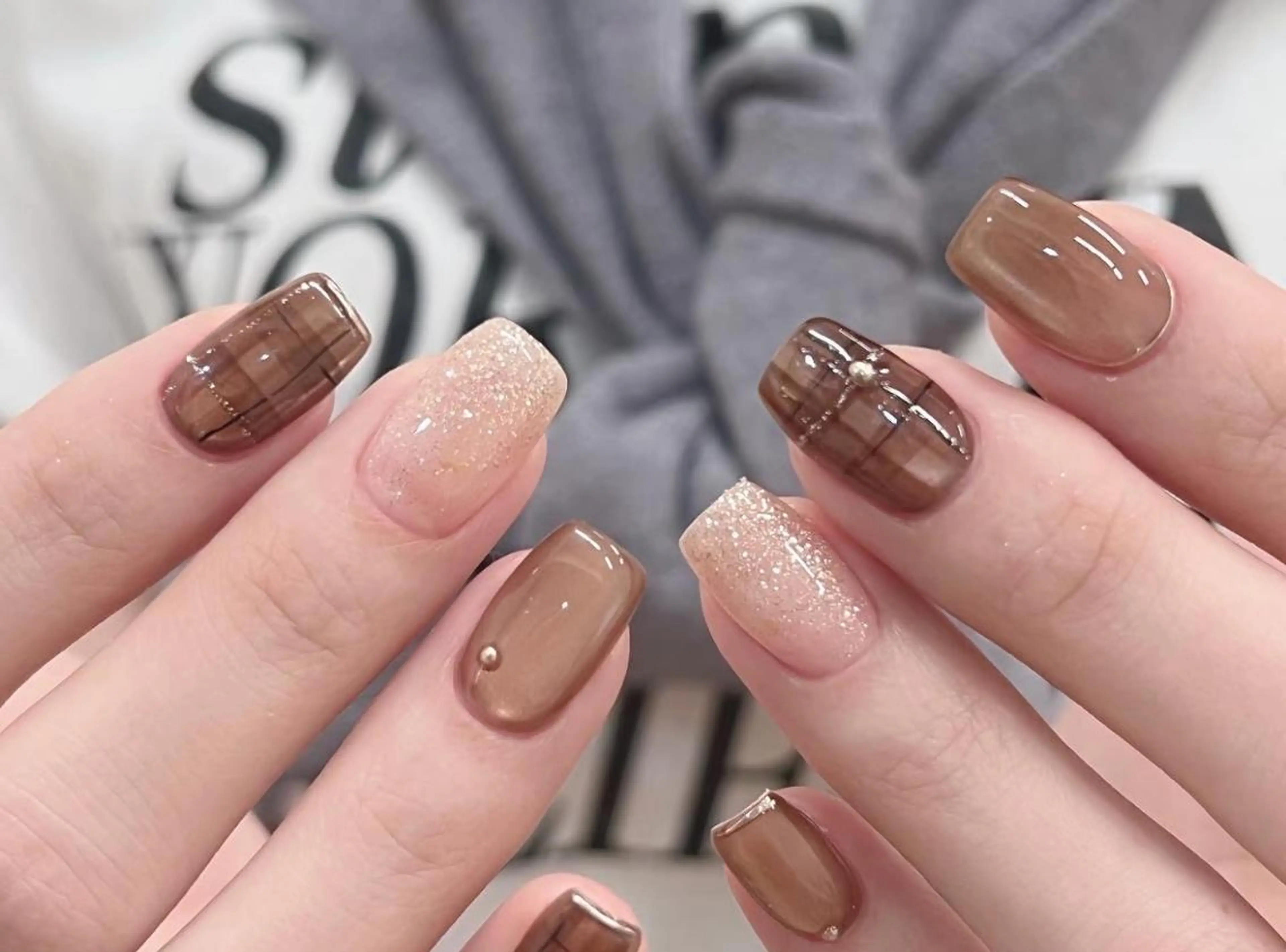 ネイル ハンドネイル ハンドケア 🍑 momo_nailのネイルデザイン