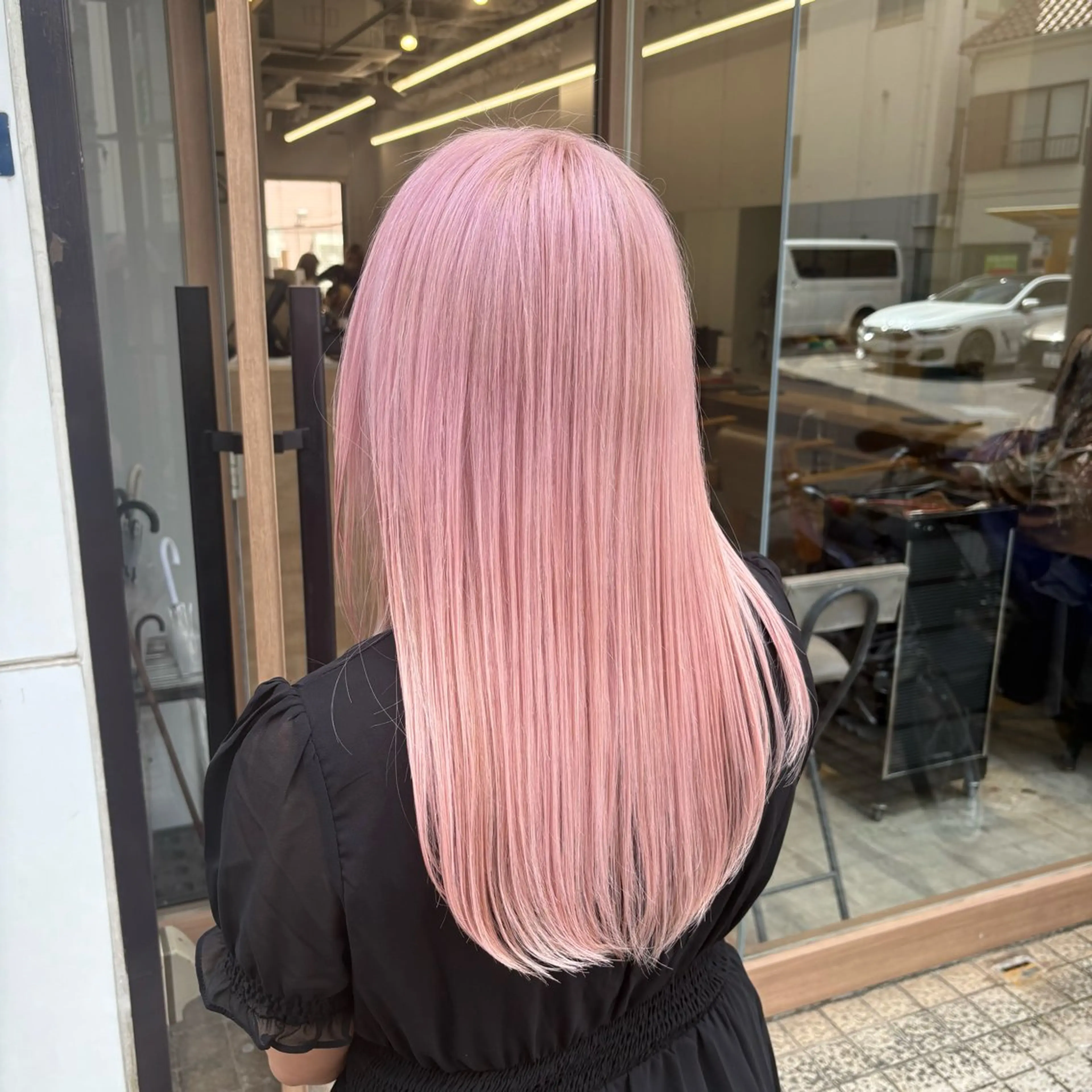 セミロング ヘアカラー Libero 柏 RIO🖤⋆͛*͛のヘアスタイル