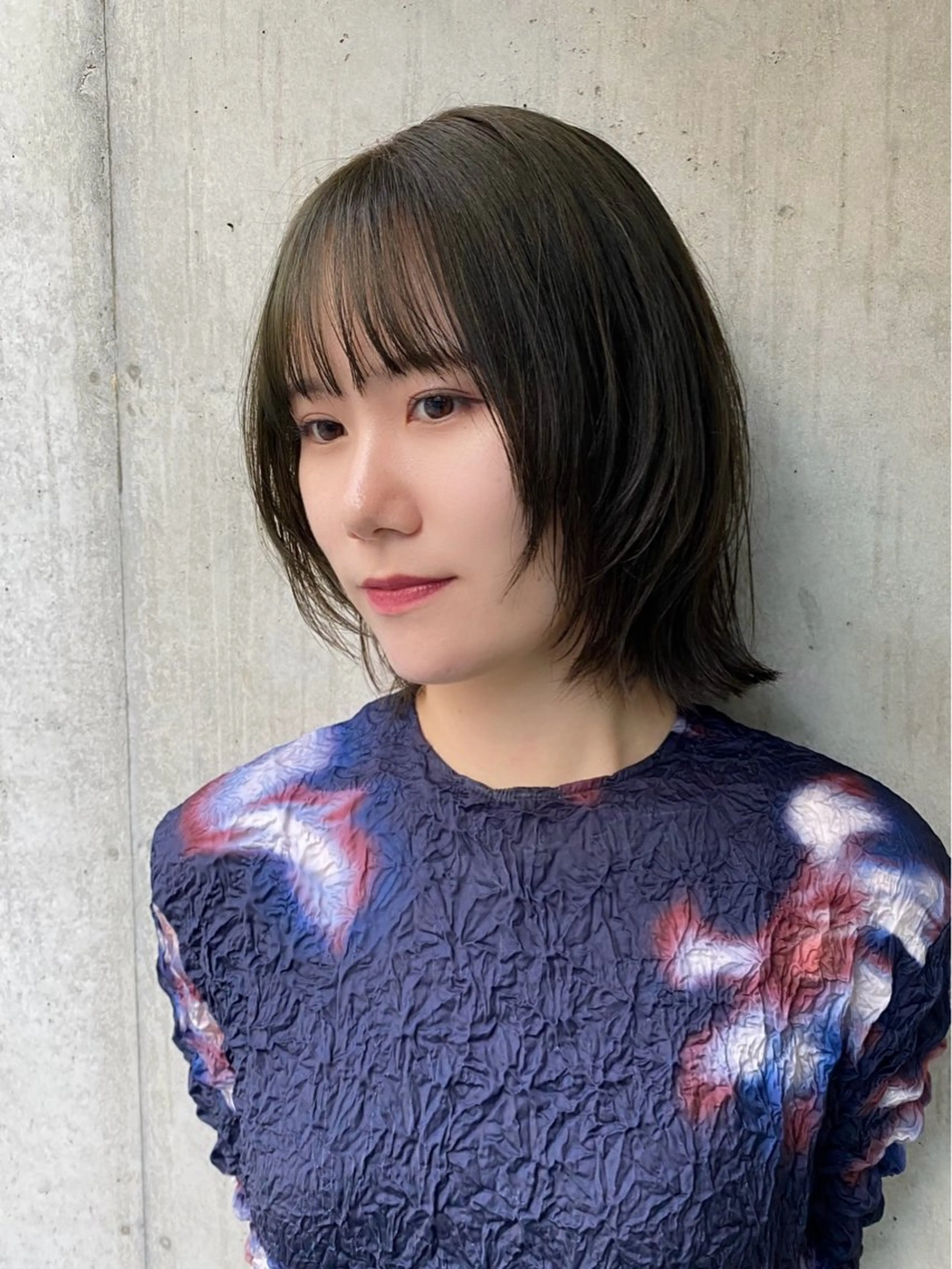 ミディアム カラー カット ヘアカラー トリートメント Paddle所属・似合わせレイヤー/ レイヤーパーマ/高倉のヘアスタイル