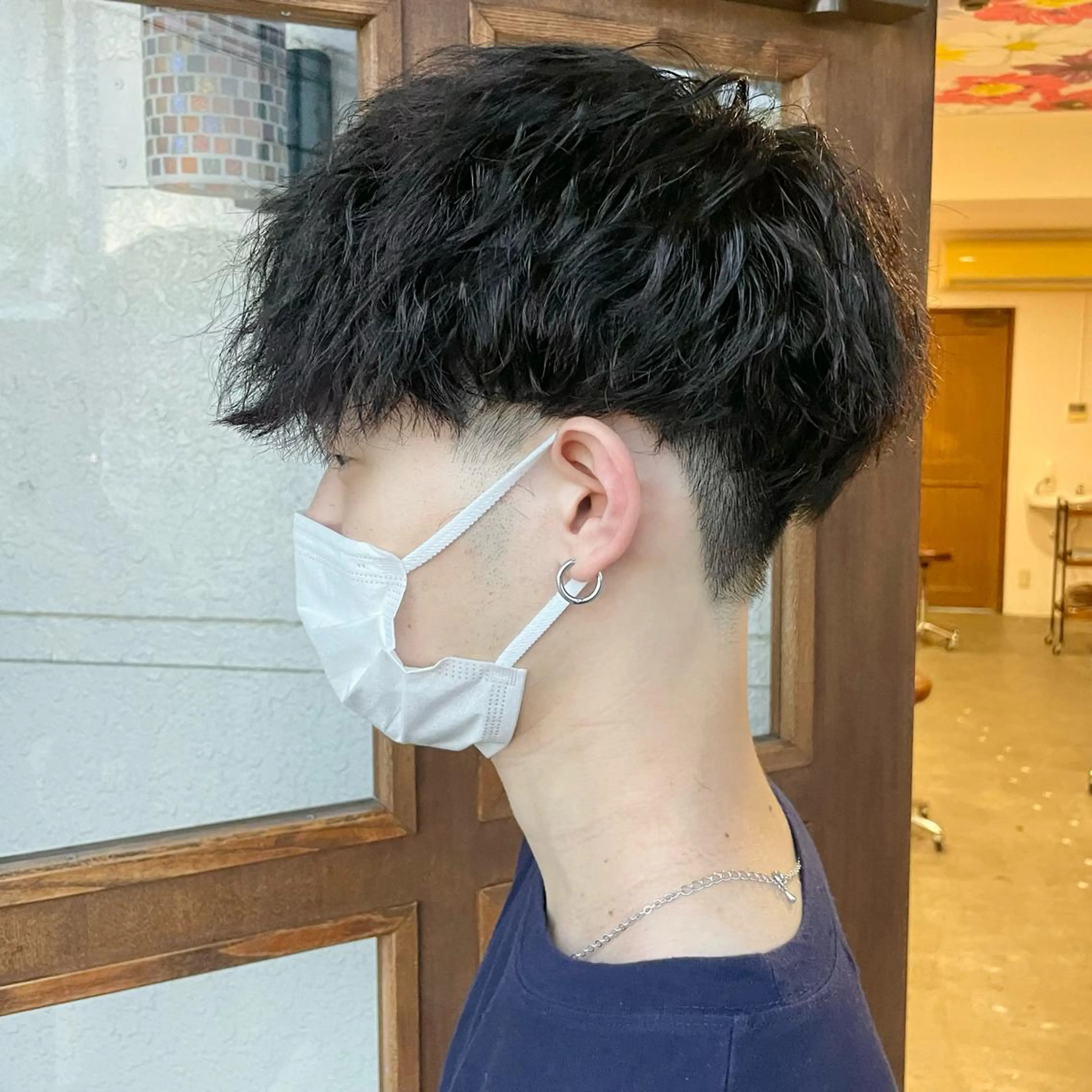 ショート パーマ メンズ 渡邉 聖希のヘアスタイル