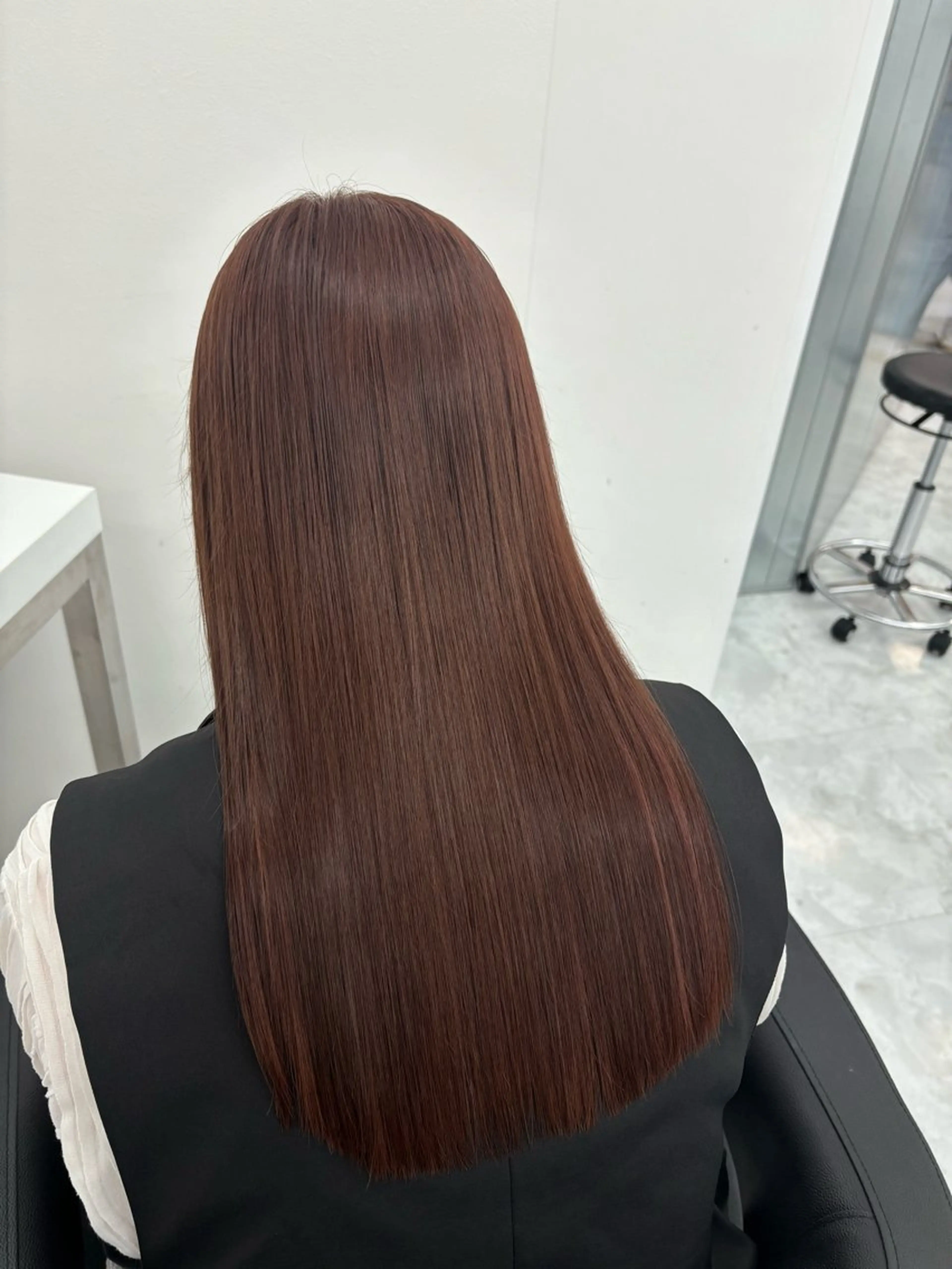 ロング カラー ブラウンカラー レッドカラー 海外ガールヘア🤍 yuriaのヘアスタイル