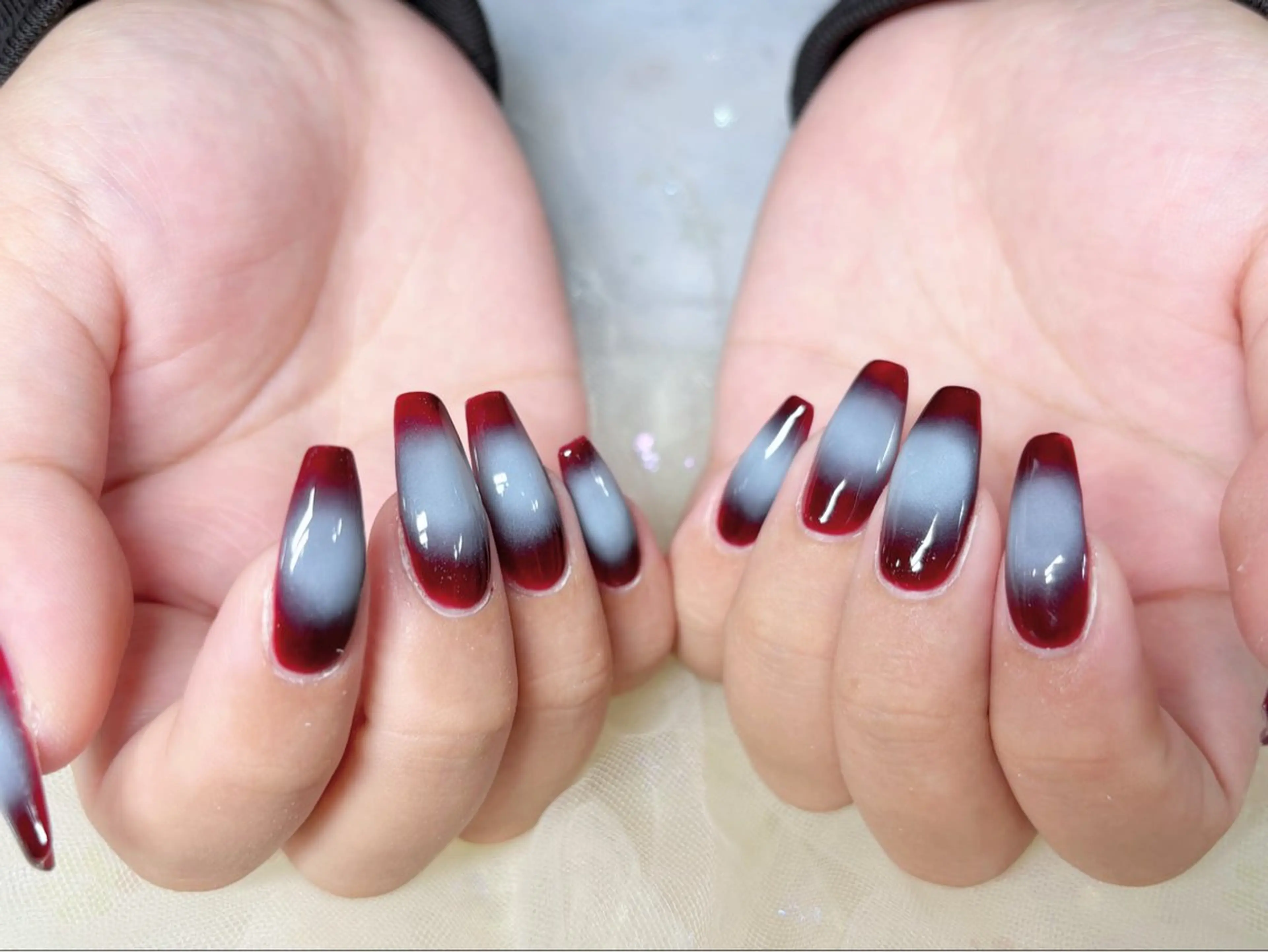 ネイル ハンドネイル H3 Nail Tsuki🦋💙のネイルデザイン