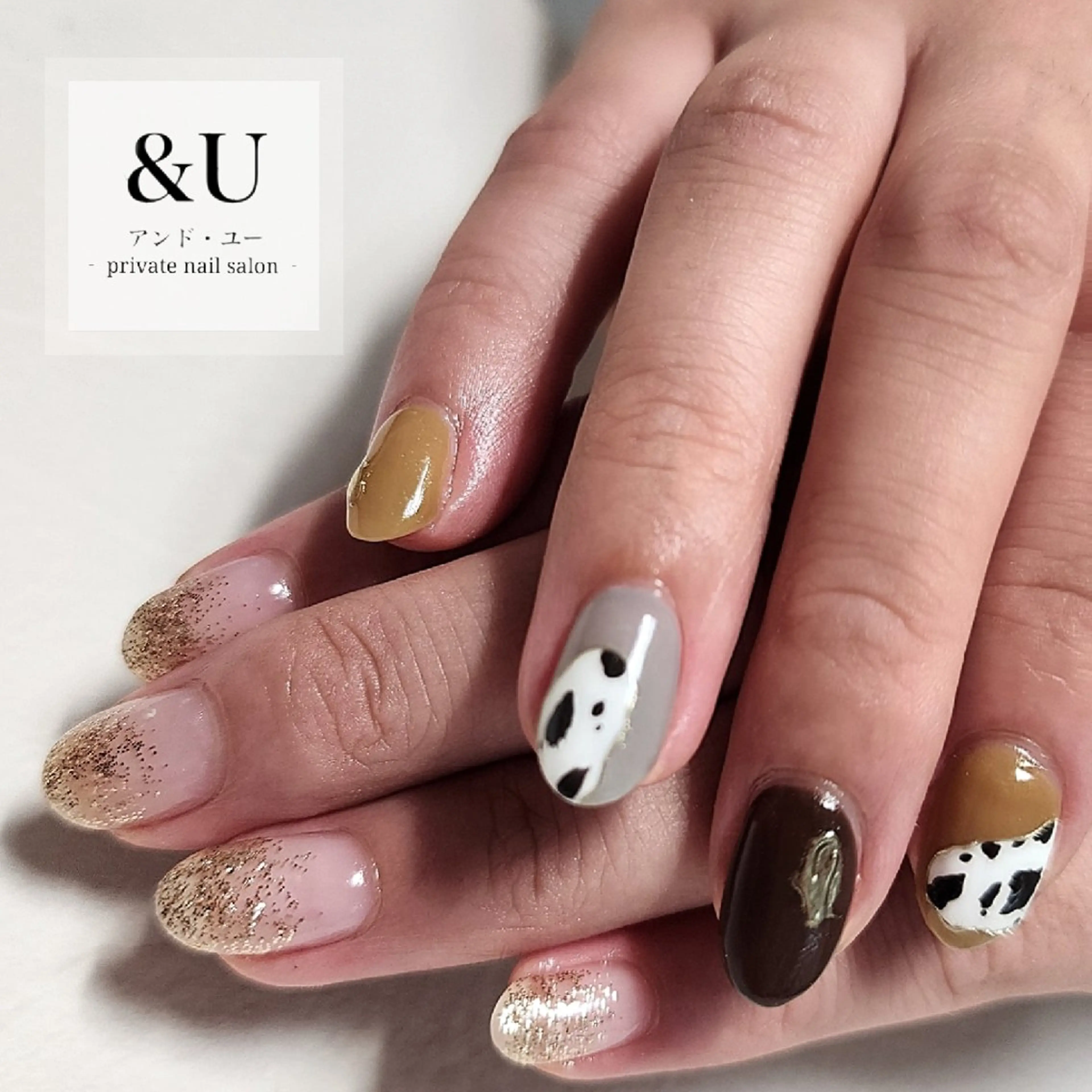 ネイル 持ち込み ハンドネイル ＆Ｕ (アンド・ユー)のネイルデザイン