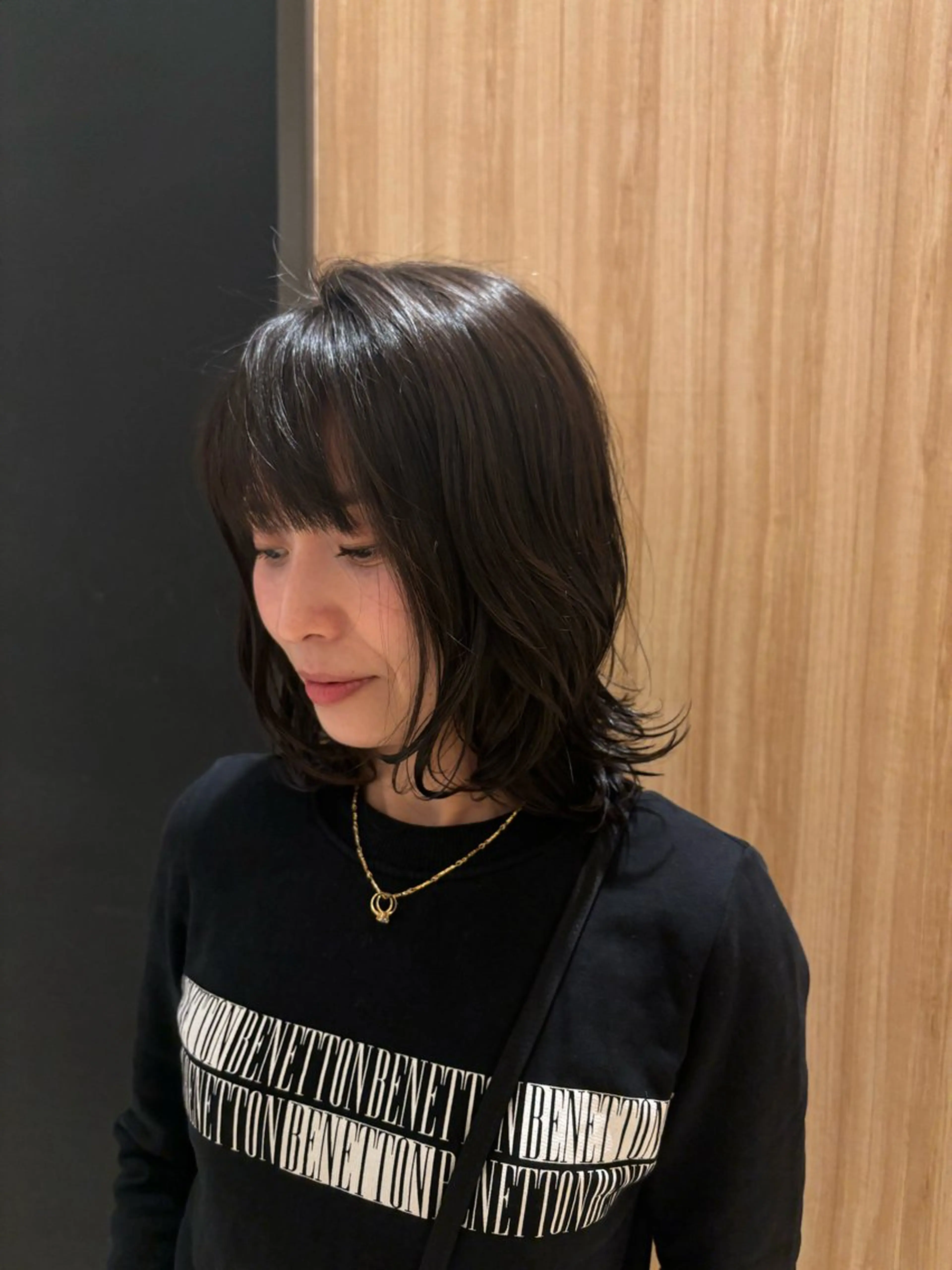 ミディアム パーマ 髪師kenjiro所属・⭐️五十嵐 未悠⭐️のヘアスタイル
