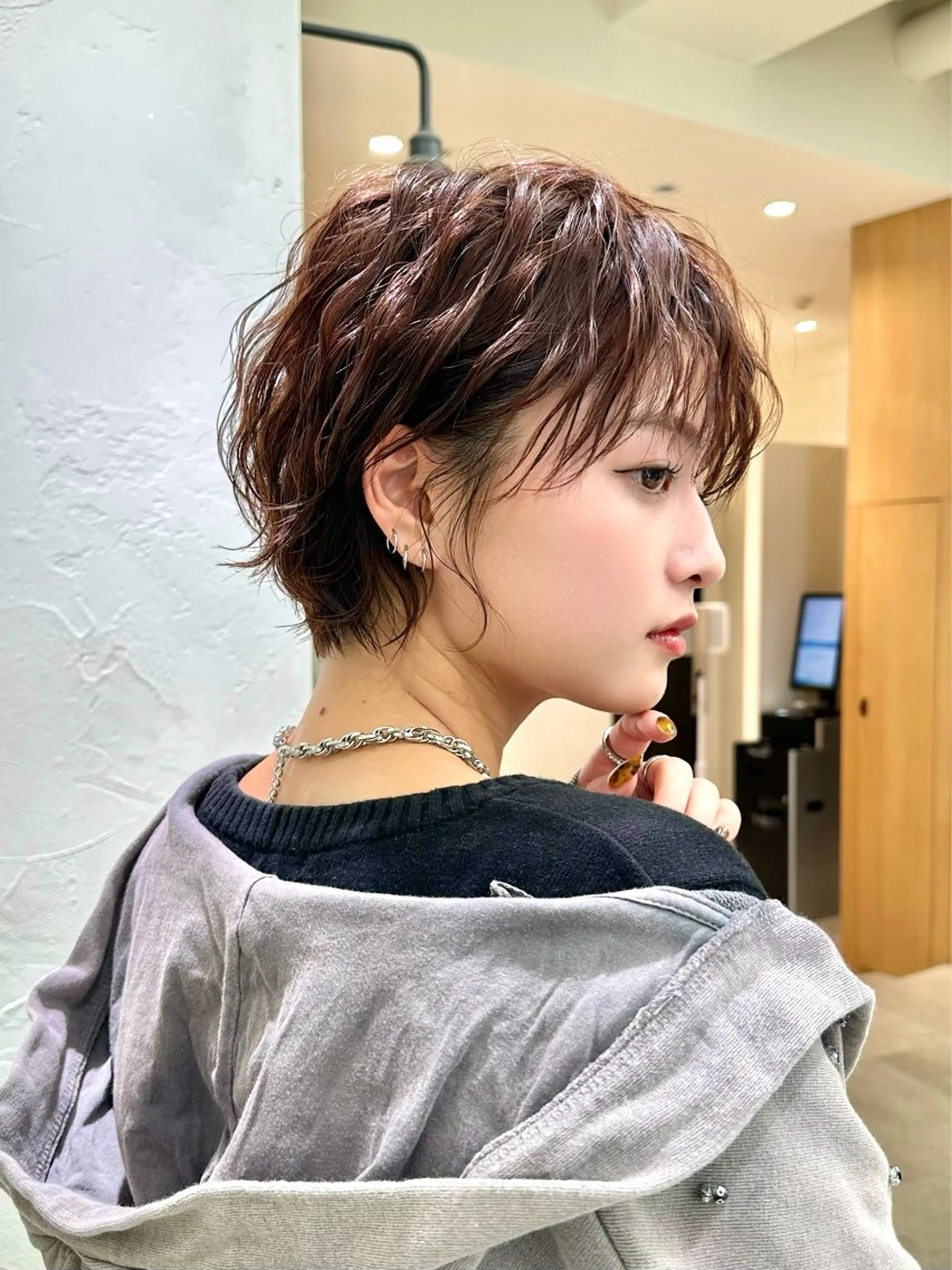 ショート ケアブリーチ✖️ 似合わせショート✨のヘアスタイル