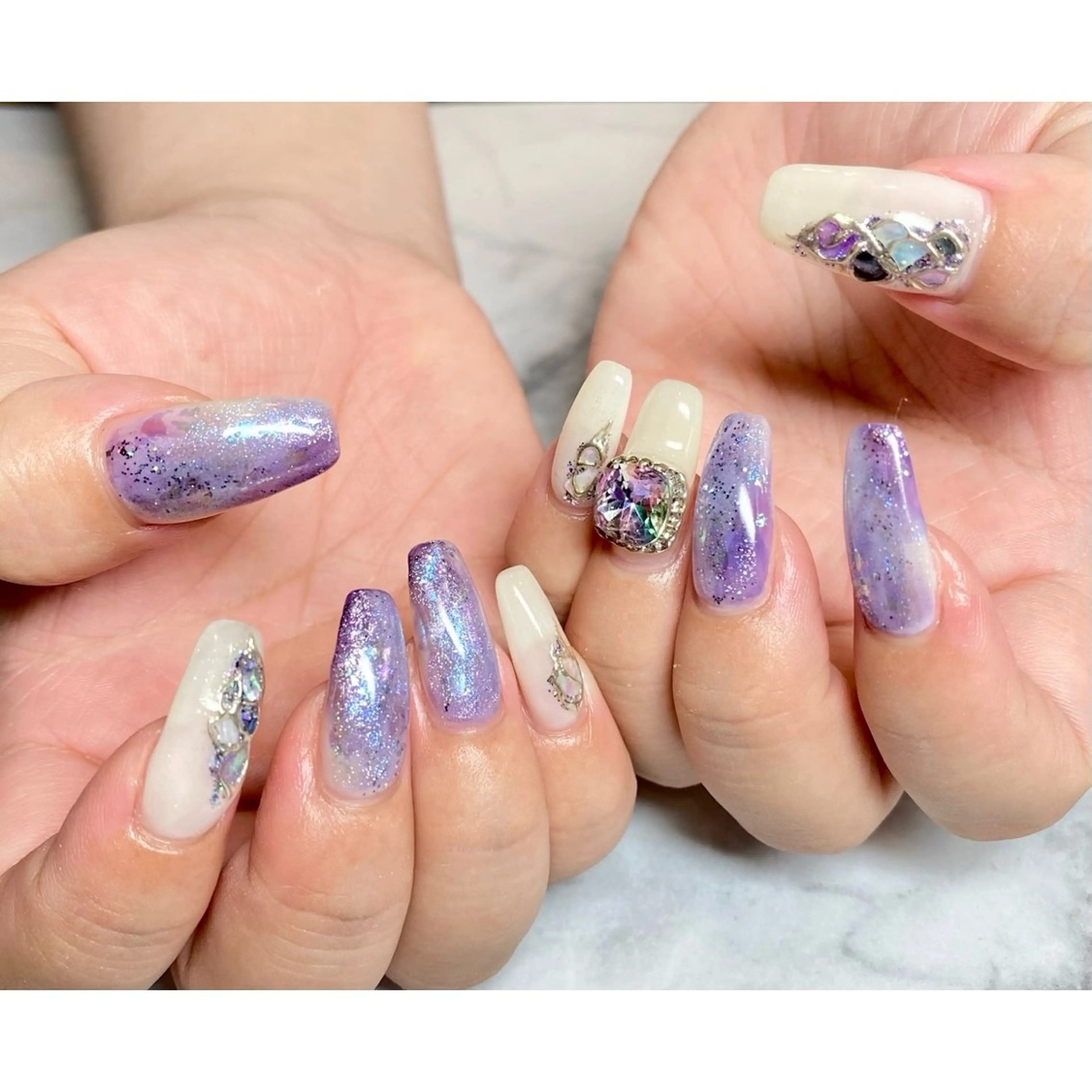 ネイル ハンドネイル 優花joieange 心斎橋店のマツエク・マツパデザイン