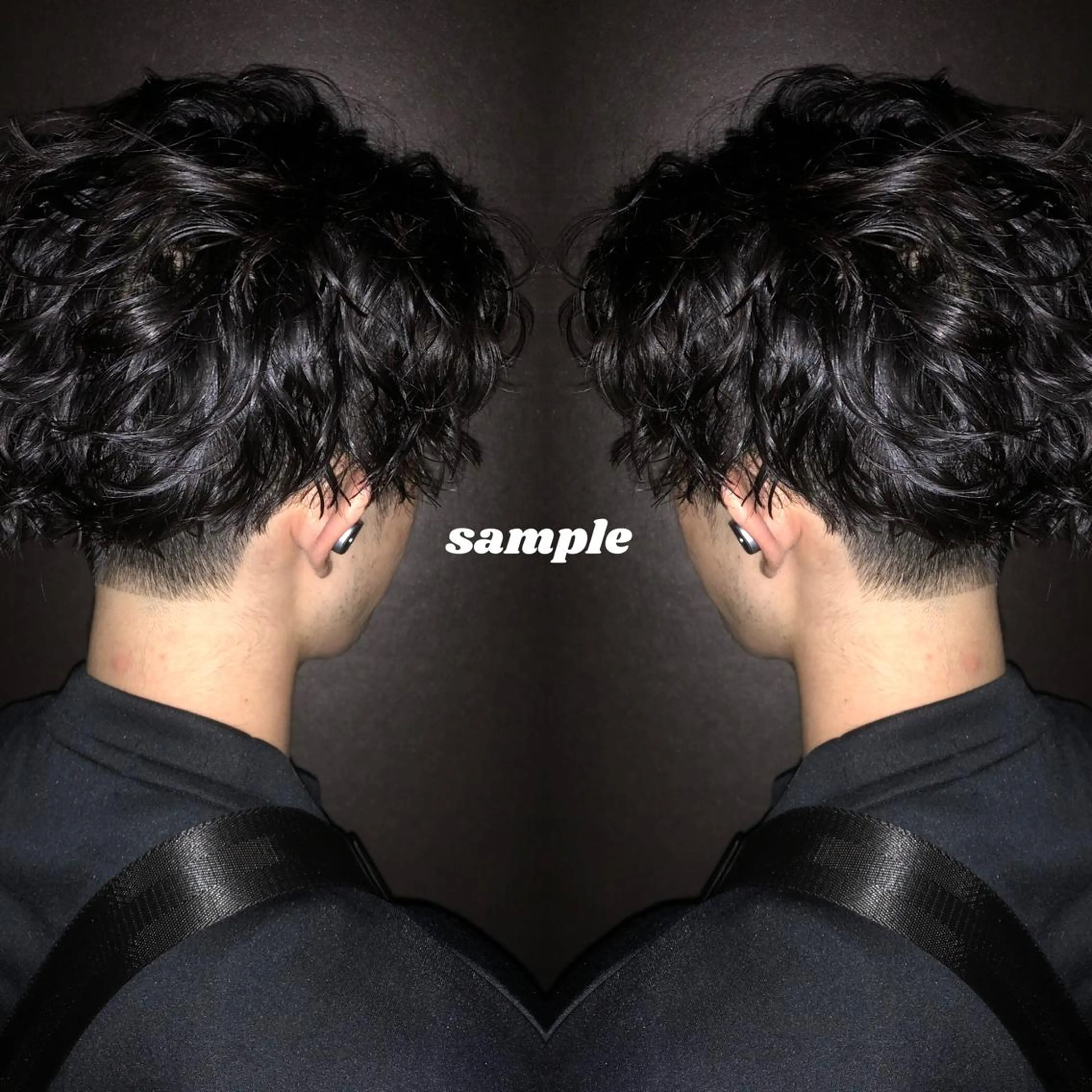 メンズ フェードカット メンズパーマ メンズツイストパーマ 刈り上げ ツイストパーマ カット パーマ Richromatic所属・M Jのヘアスタイル