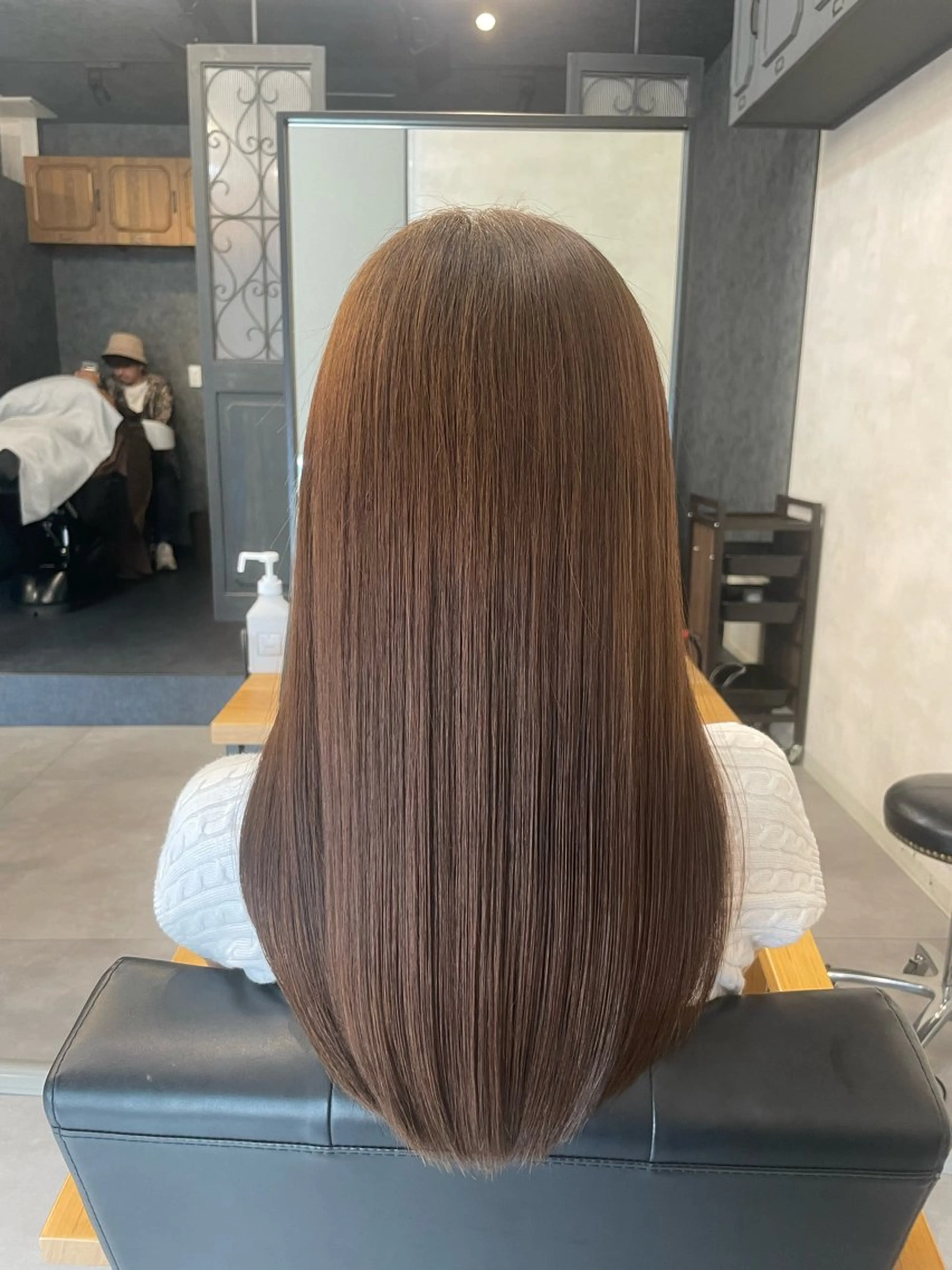 ロング カラー ヘアカラー トリートメント 今村 南穂のヘアスタイル